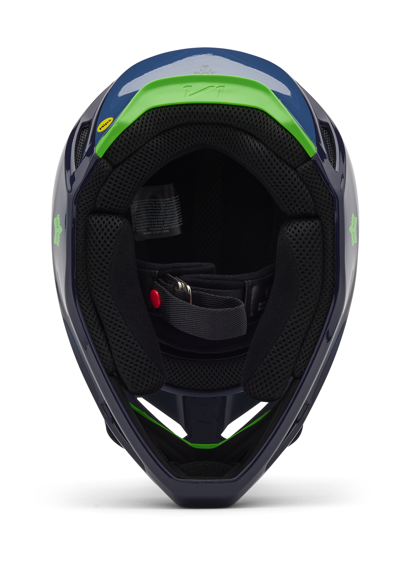 Fox Motocross Helmet V1 Taunt - Navy