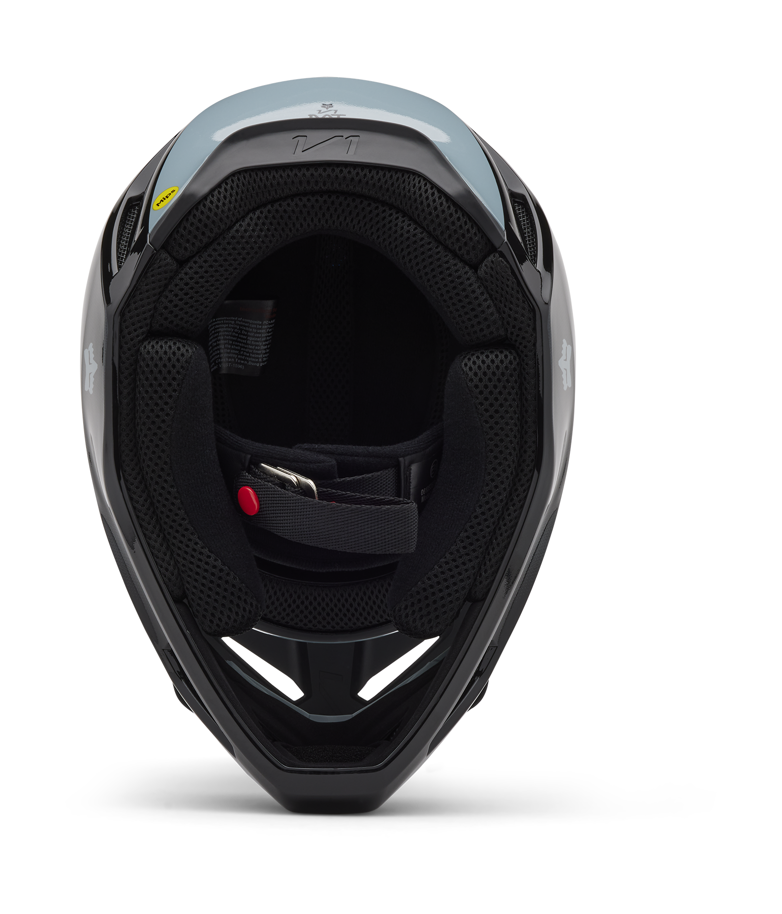 Fox Motocross Helmet V1 Taunt - Black