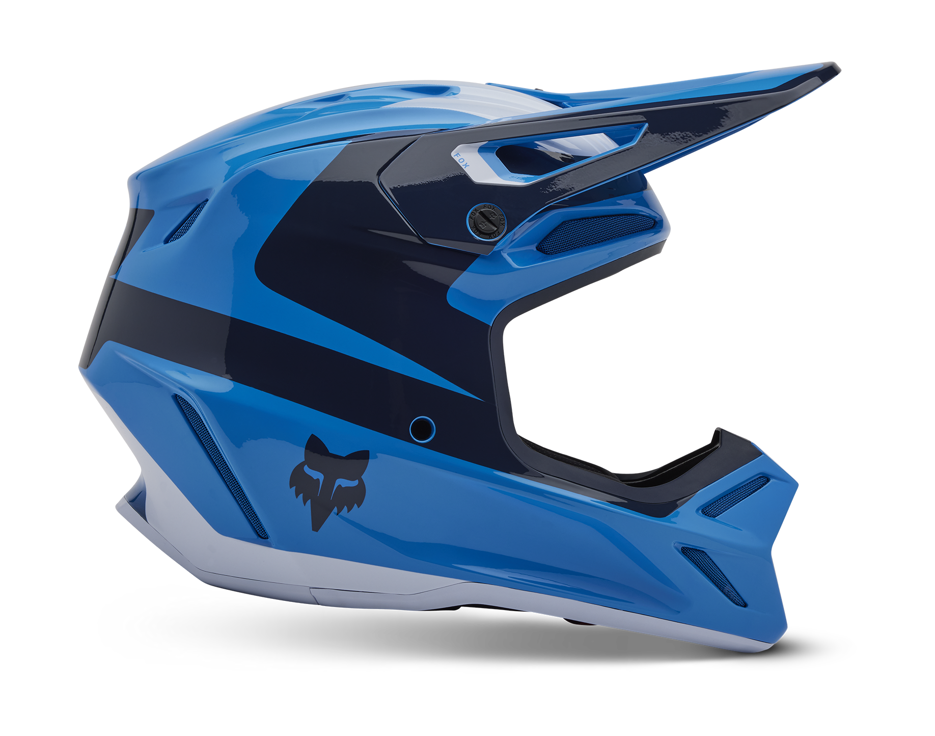 Fox Motocross Helmet V3 Divider - True Blue