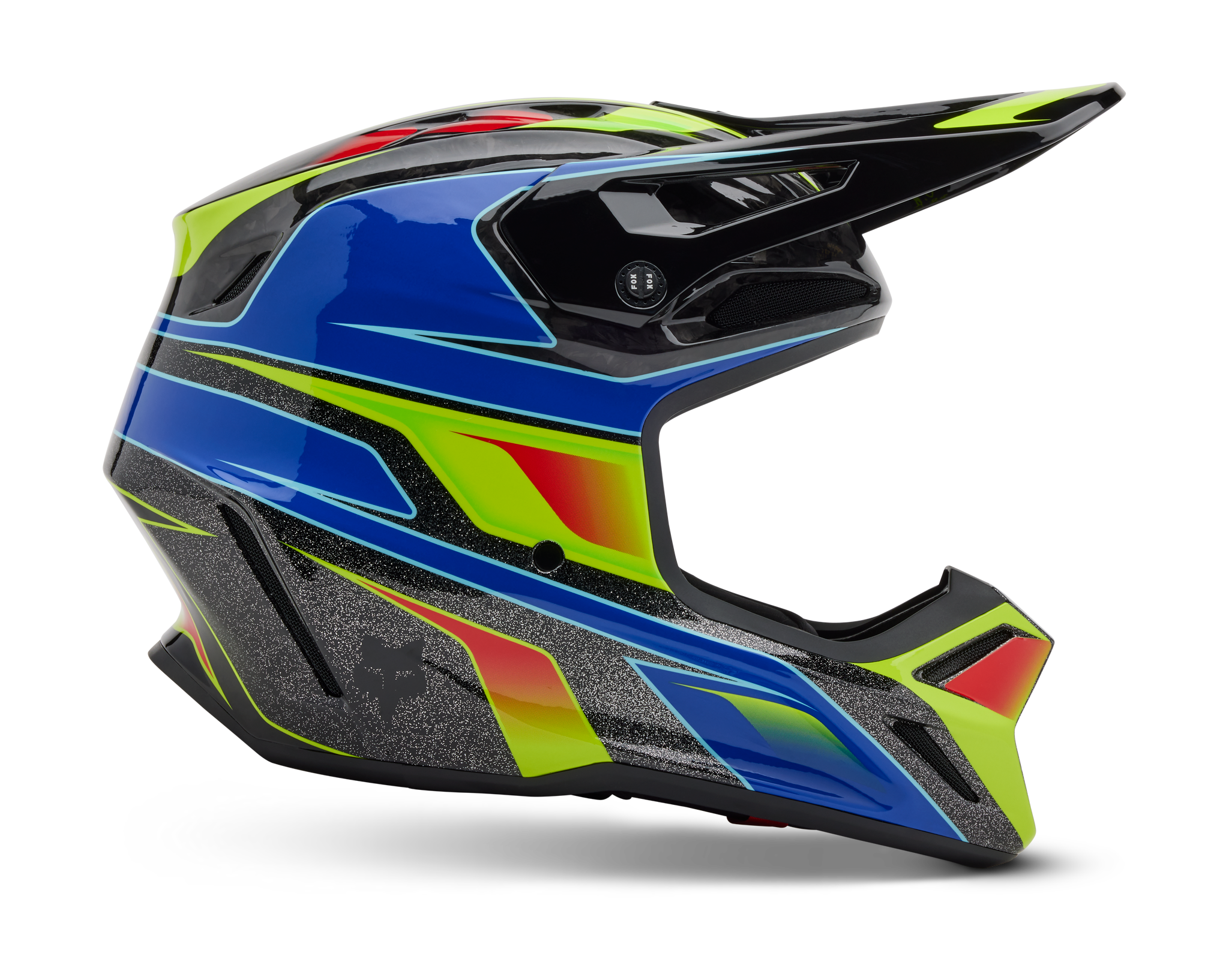 Fox Motocross Helmet V3 RS Acric - Multi