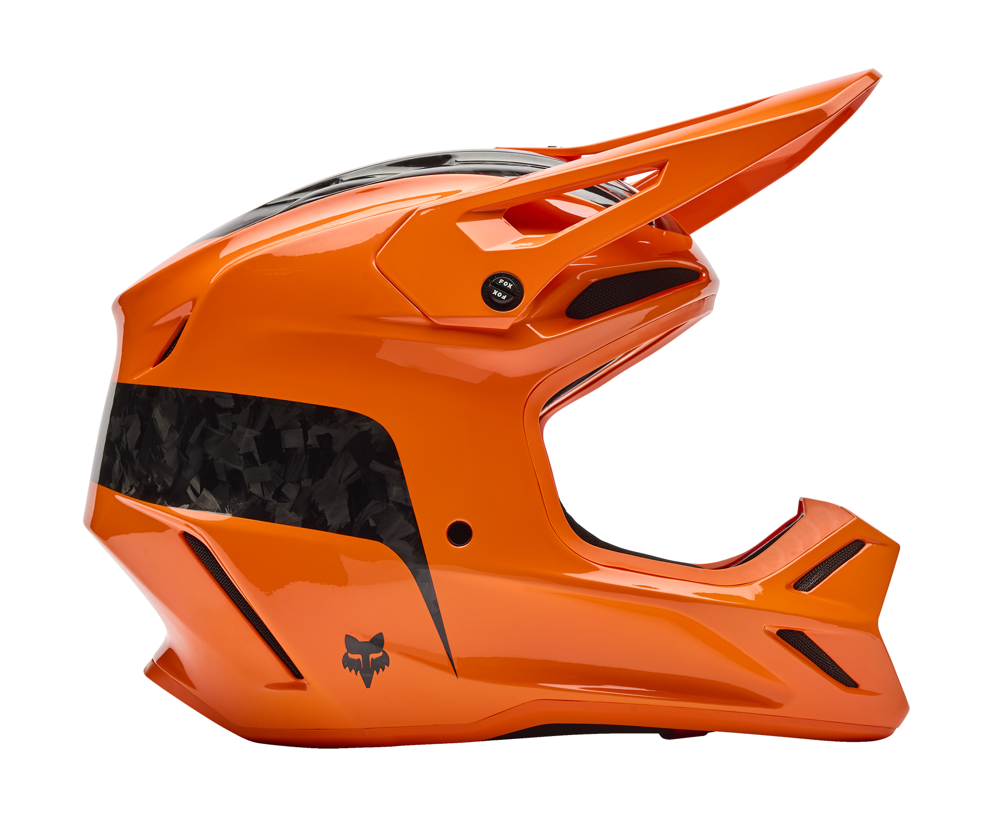 Fox Motocross Helmet V3 RS Fracture - Fluo Orange