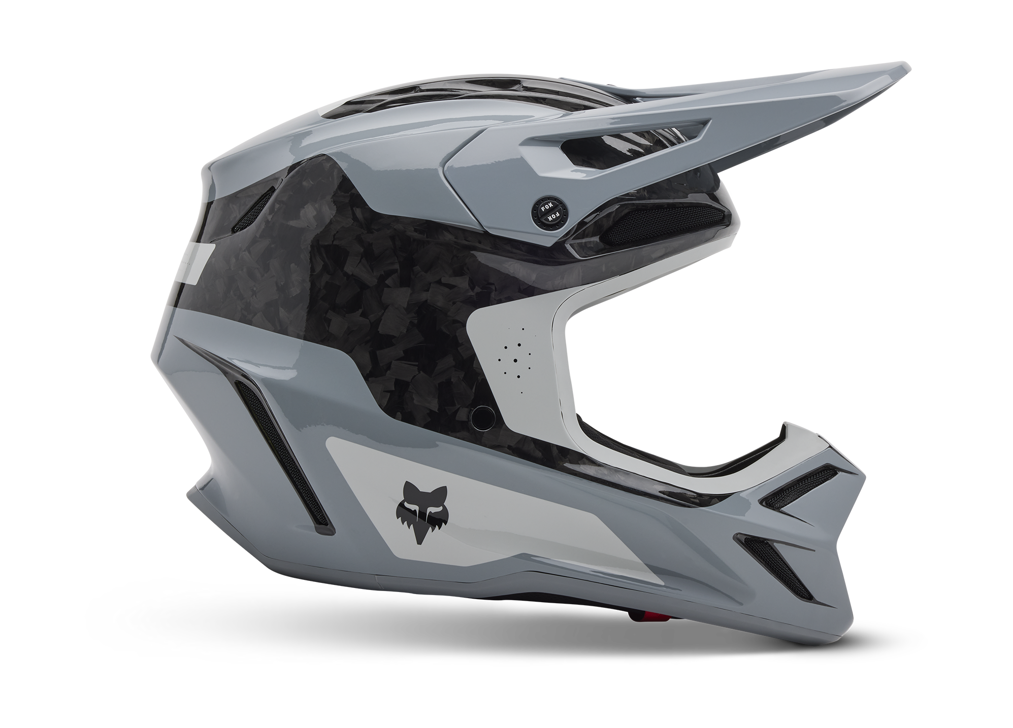 Fox Motocross Helmet V3 RS Infinite - Cool Grey