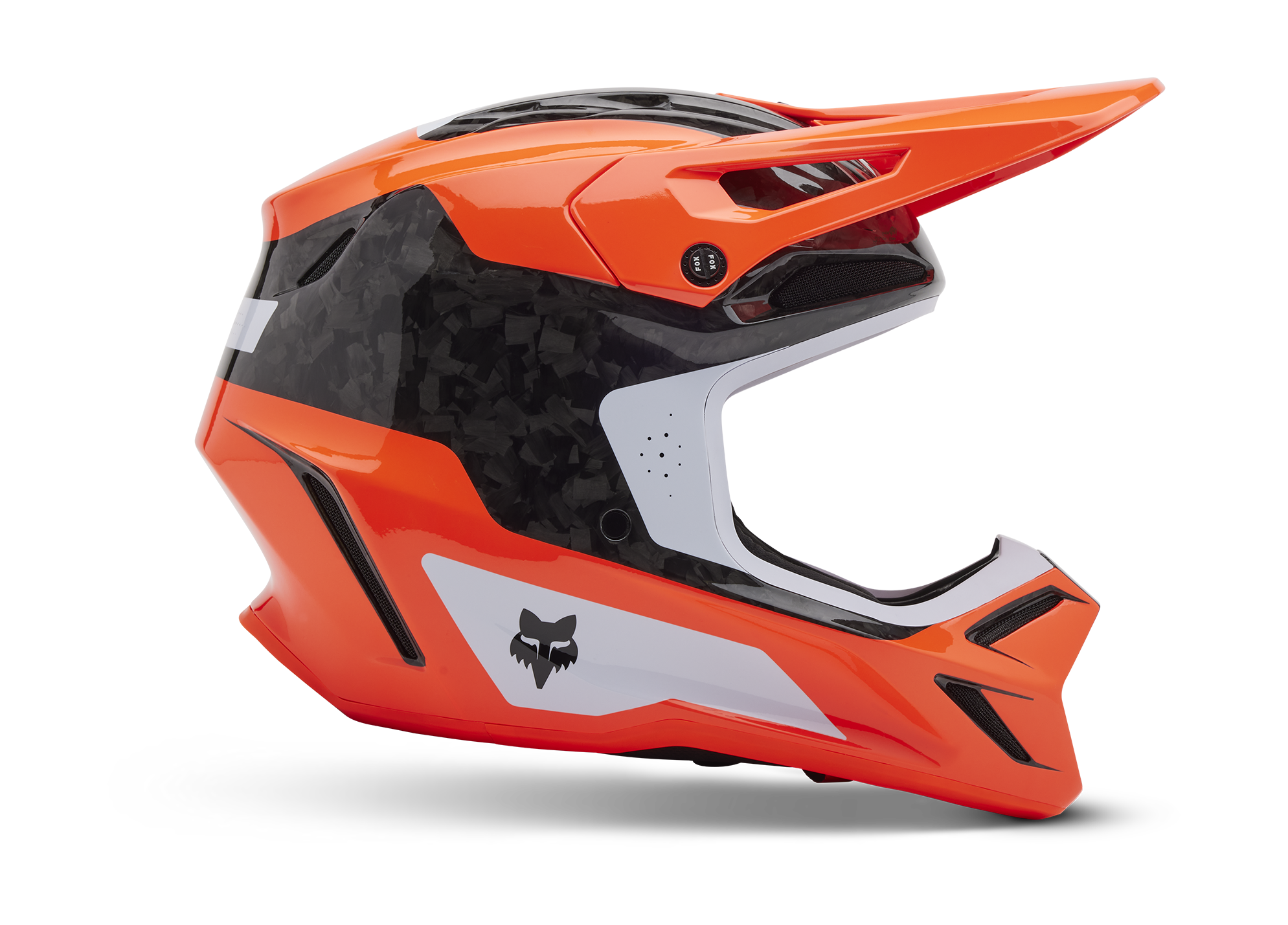 Fox Motocross Helmet V3 RS Infinite - Flo Orange