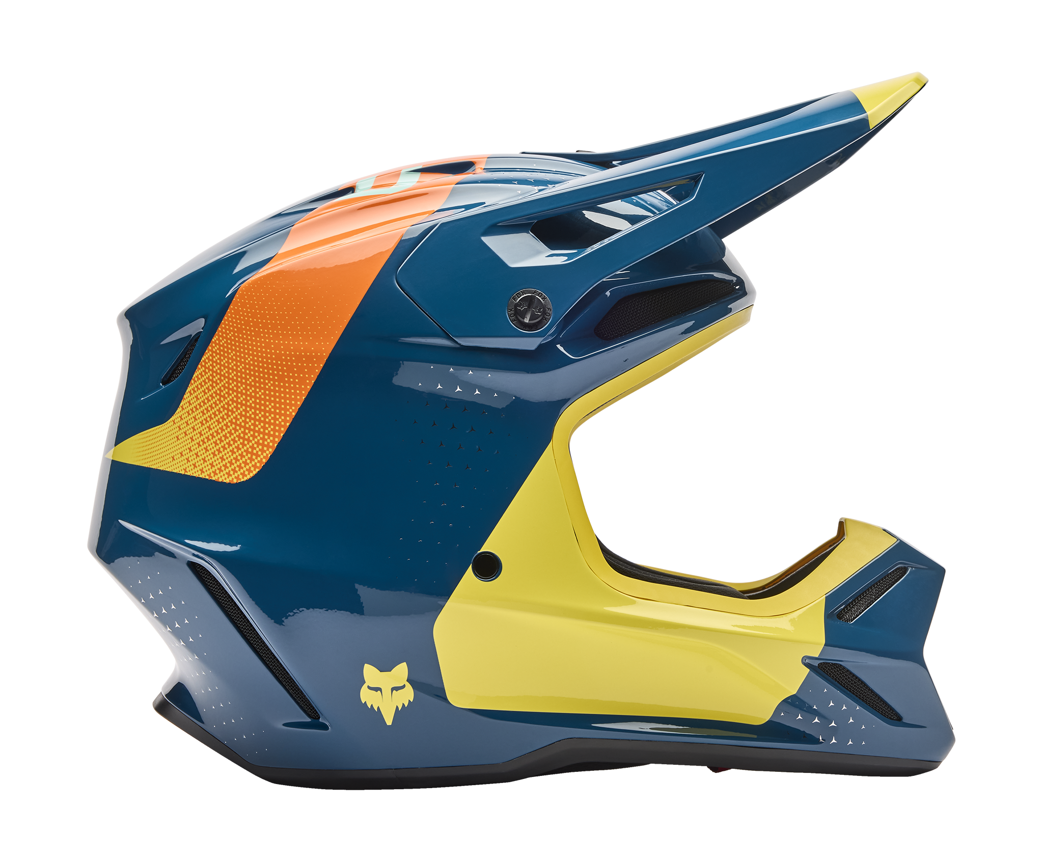 Fox Motocross Helmet V3 Tine - Twilight
