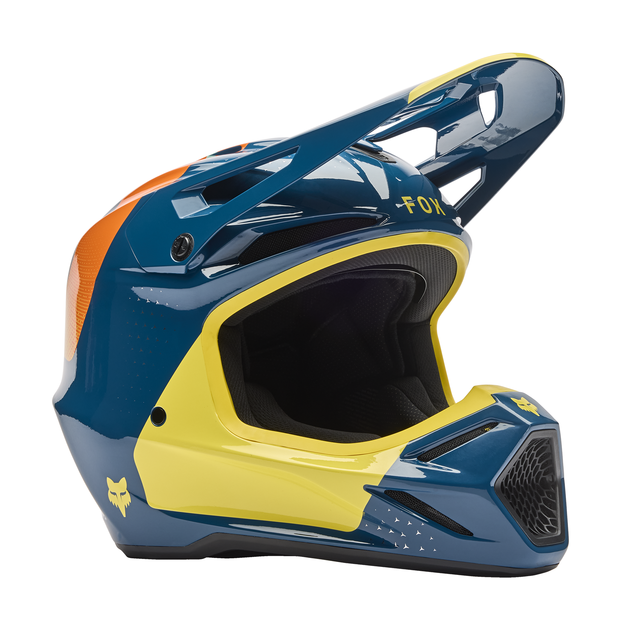 Fox Motocross Helmet V3 Tine - Twilight