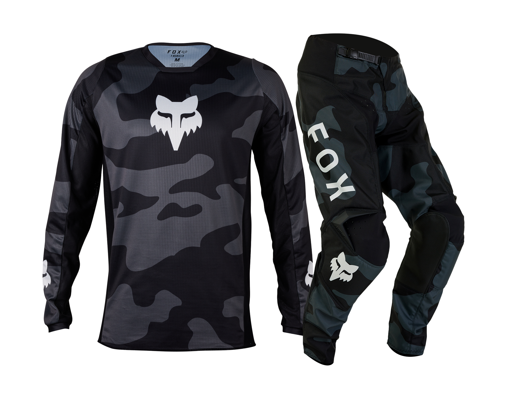Fox Motocross Gear 180 Bnkr - Black Camo