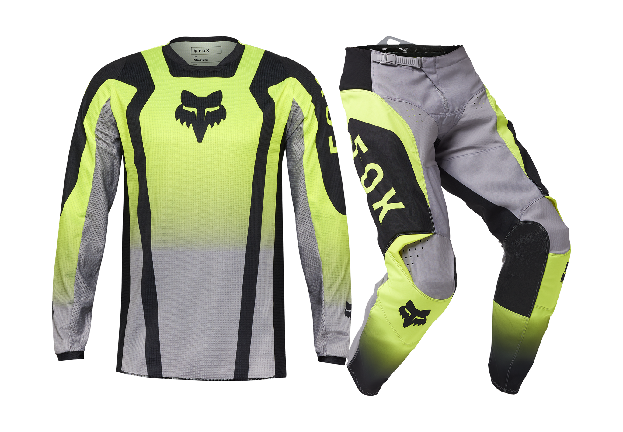 Fox Motocross Gear 180 Lean - Fluo Yellow