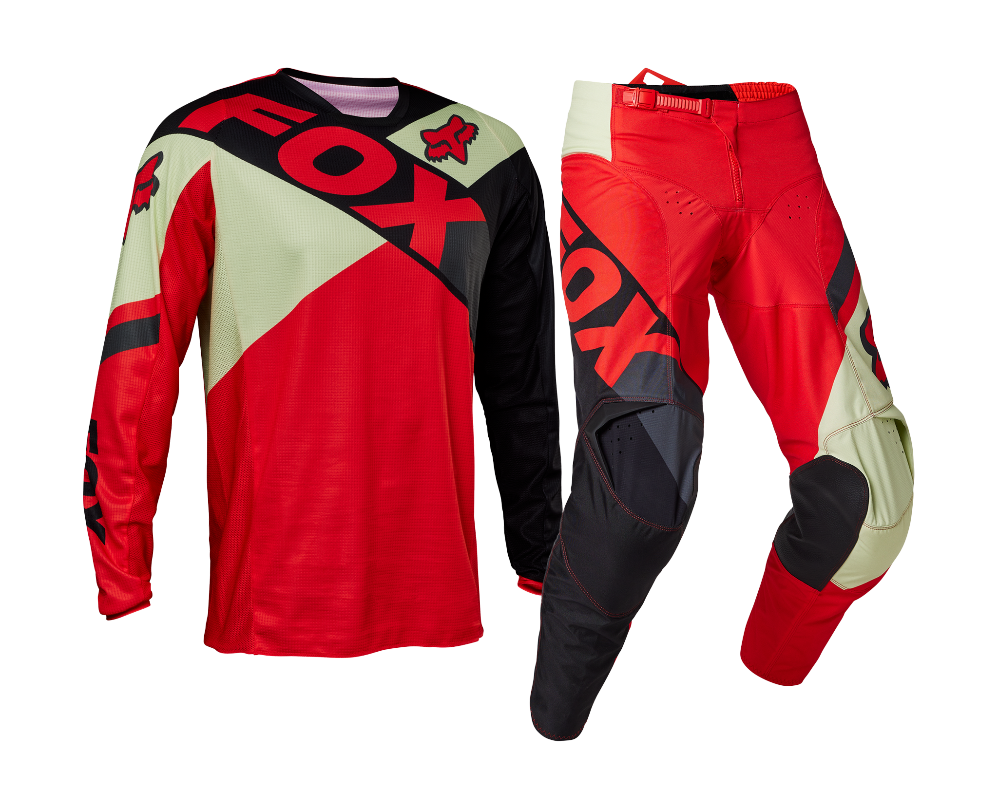 Fox Motocross Gear 180 Xpozr - Fluo Red