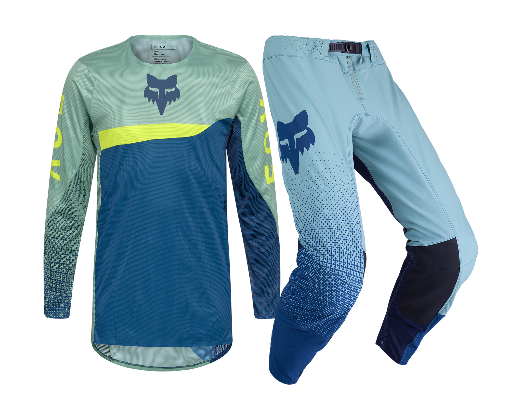 Fox Motocross Gear 2026 Flexair Fracture - Spearmint