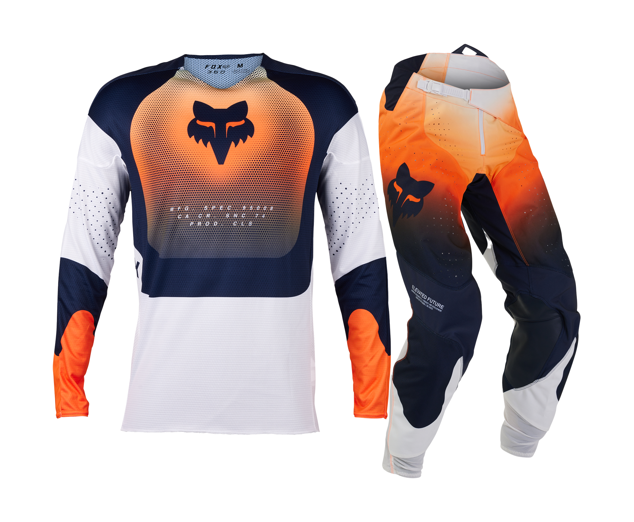 Fox Motocross Gear 360 Revise - Navy / Orange