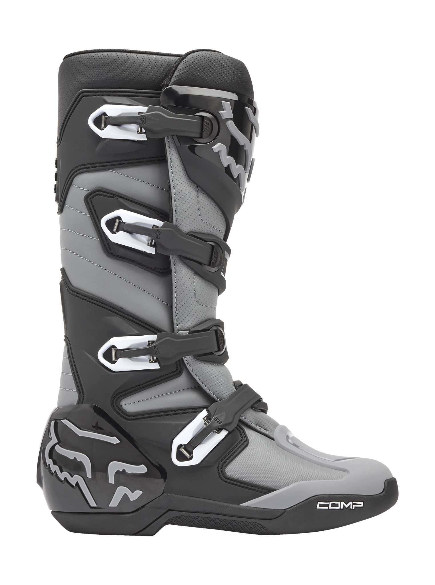 Fox Motocross Boots Comp Core - Black / Grey