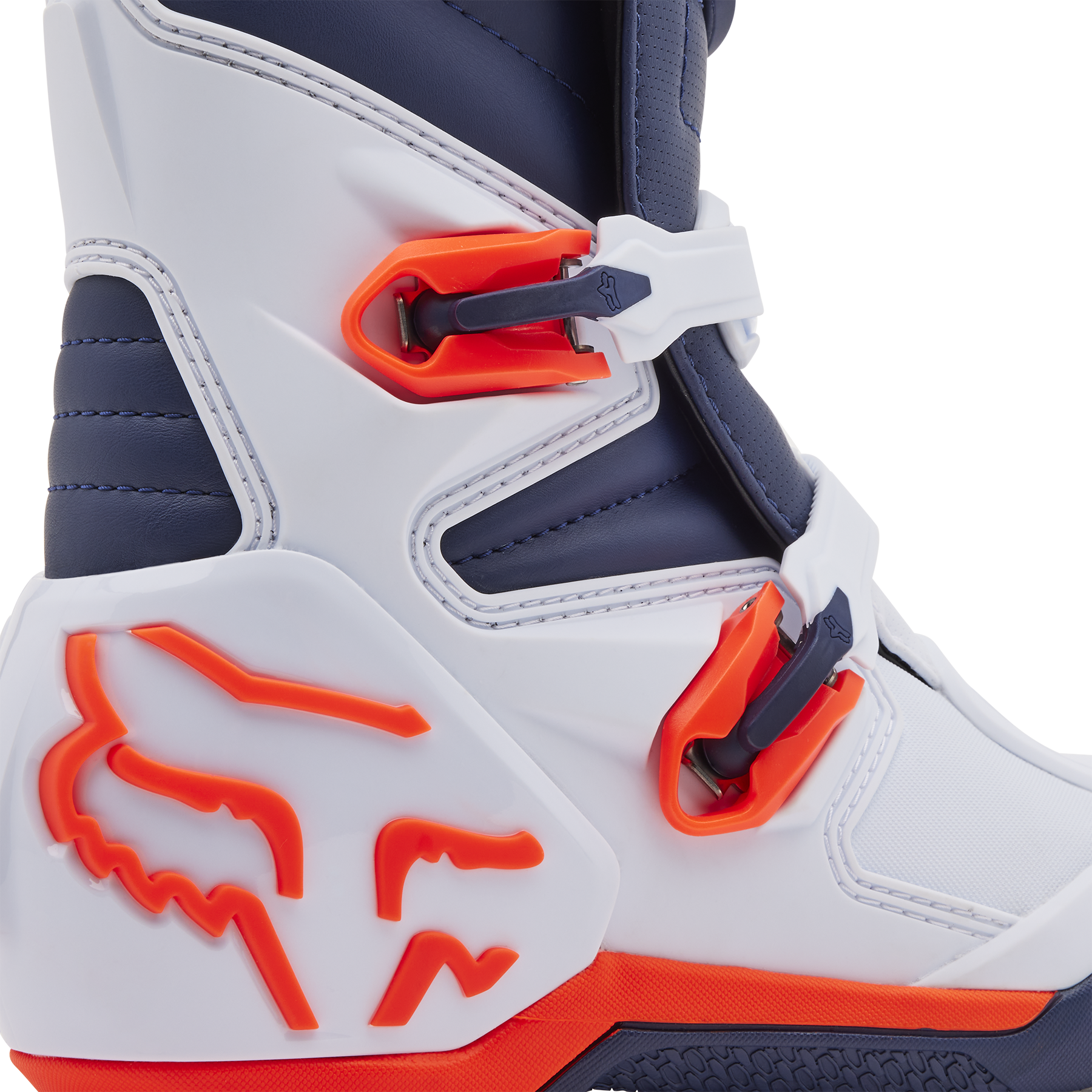 Fox Motocross Boots Comp - White / Navy
