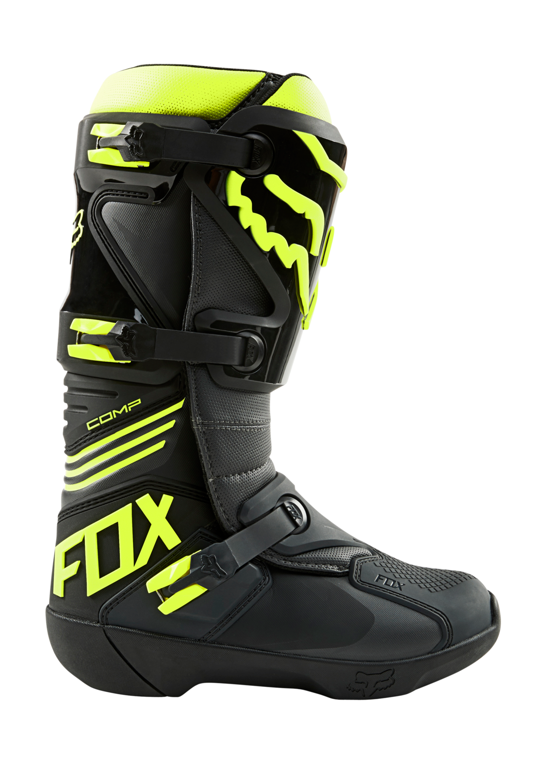 Fox Motocross Boots Comp - Black / Yellow