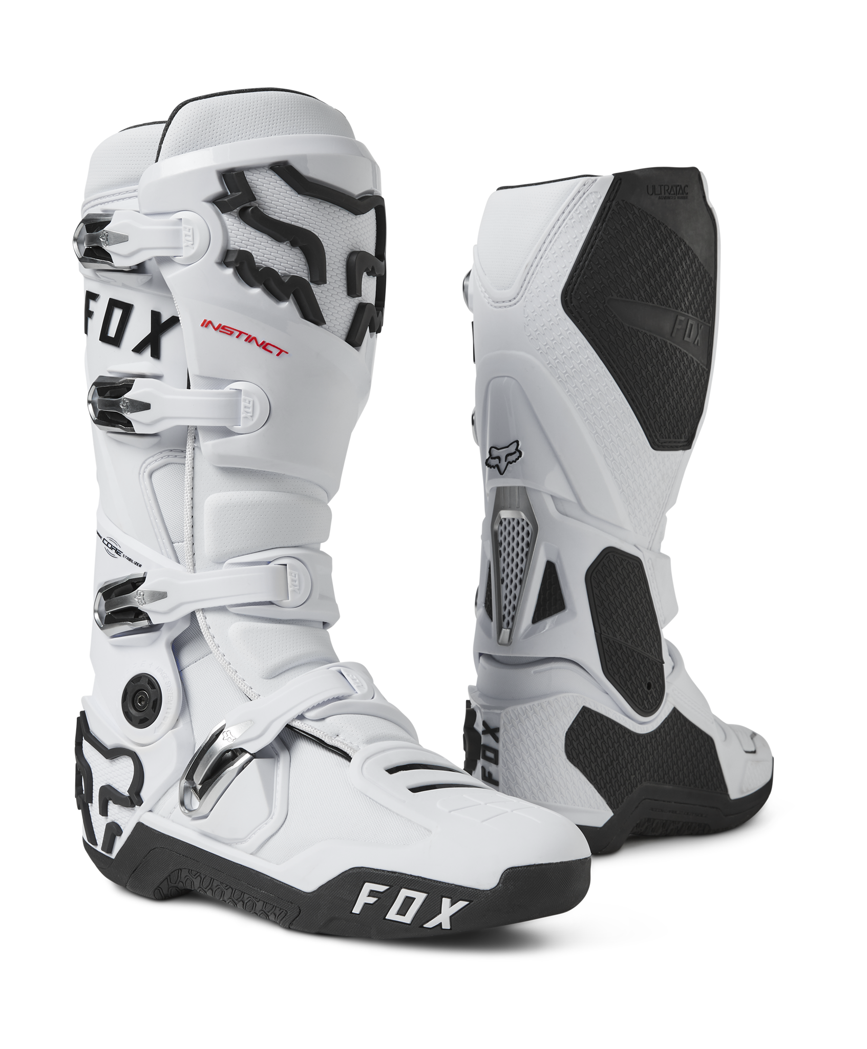 Fox Motocross Boots Instinct - White