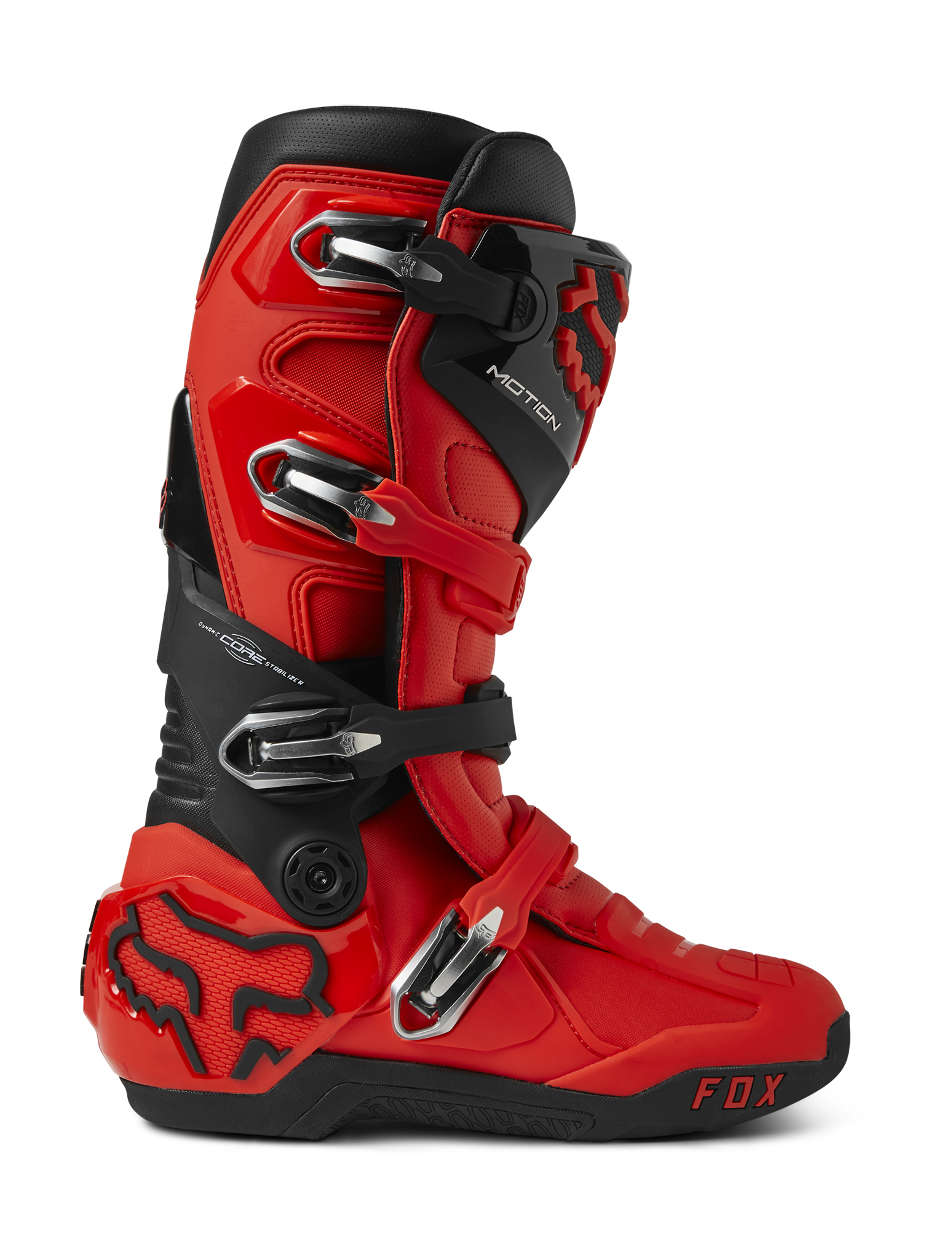 Fox Motocross Boots Motion - Fluo Red