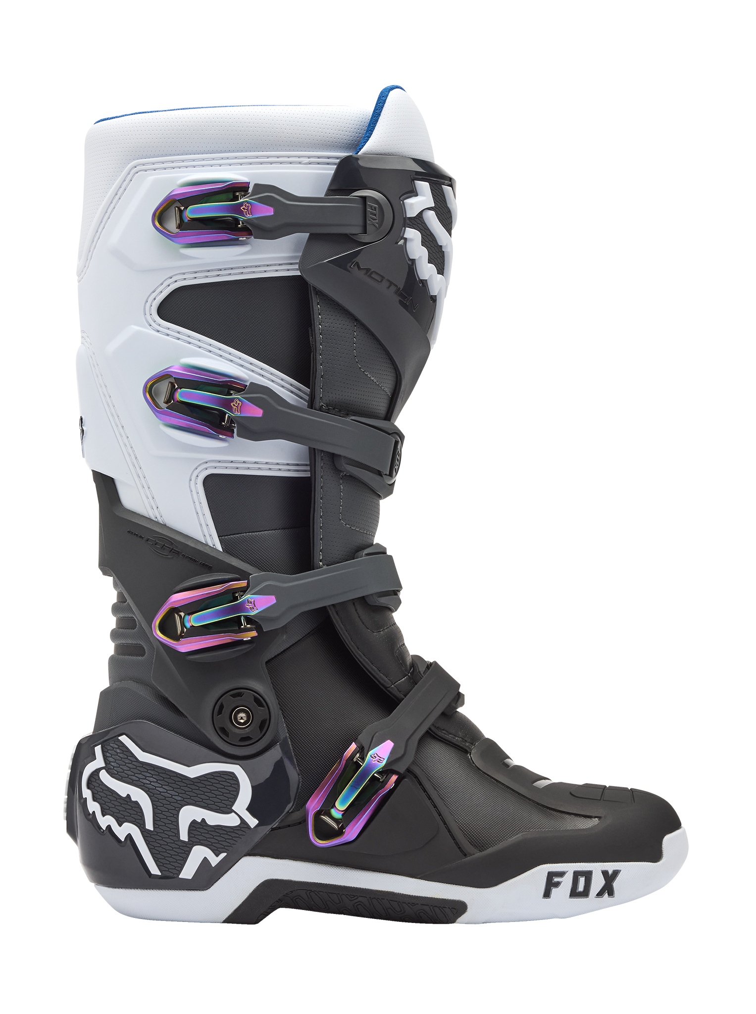 Fox Motocross Boots Motion - Black / Grey / White