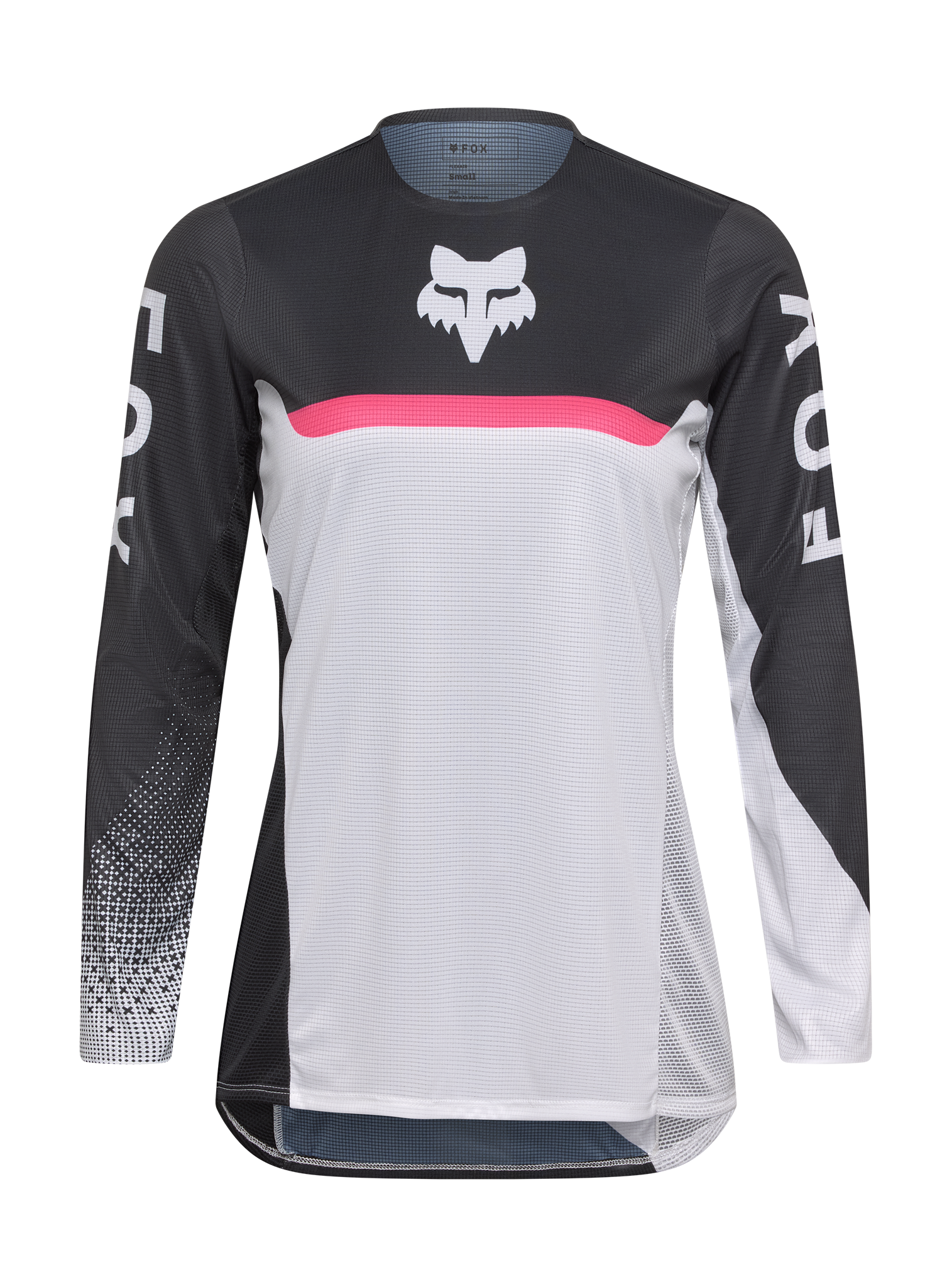 Fox Women Motocross Gear 2026 Flexair Fracture - White / Black