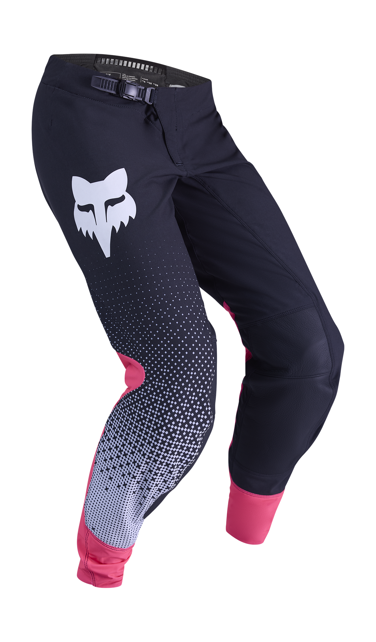 Fox Women Motocross Pants 2026 Flexair Fracture - White / Black