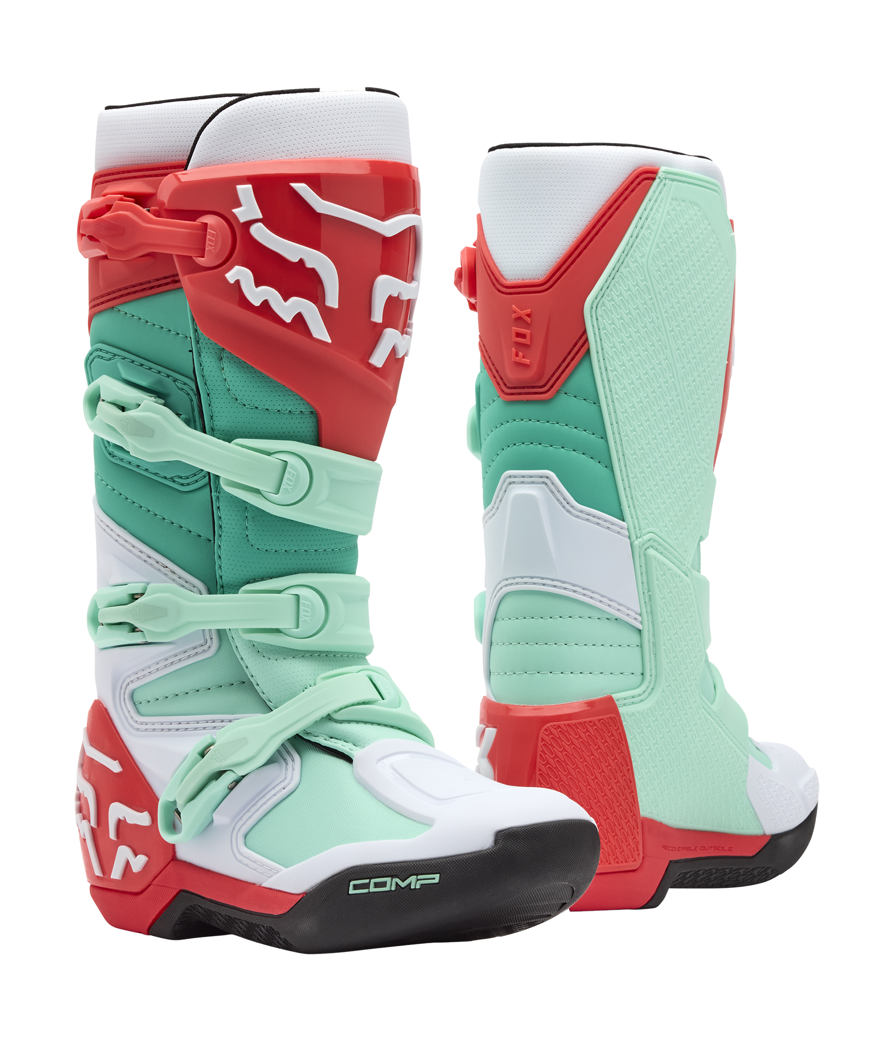 Fox Women Motocross Boots Motion - Aqua