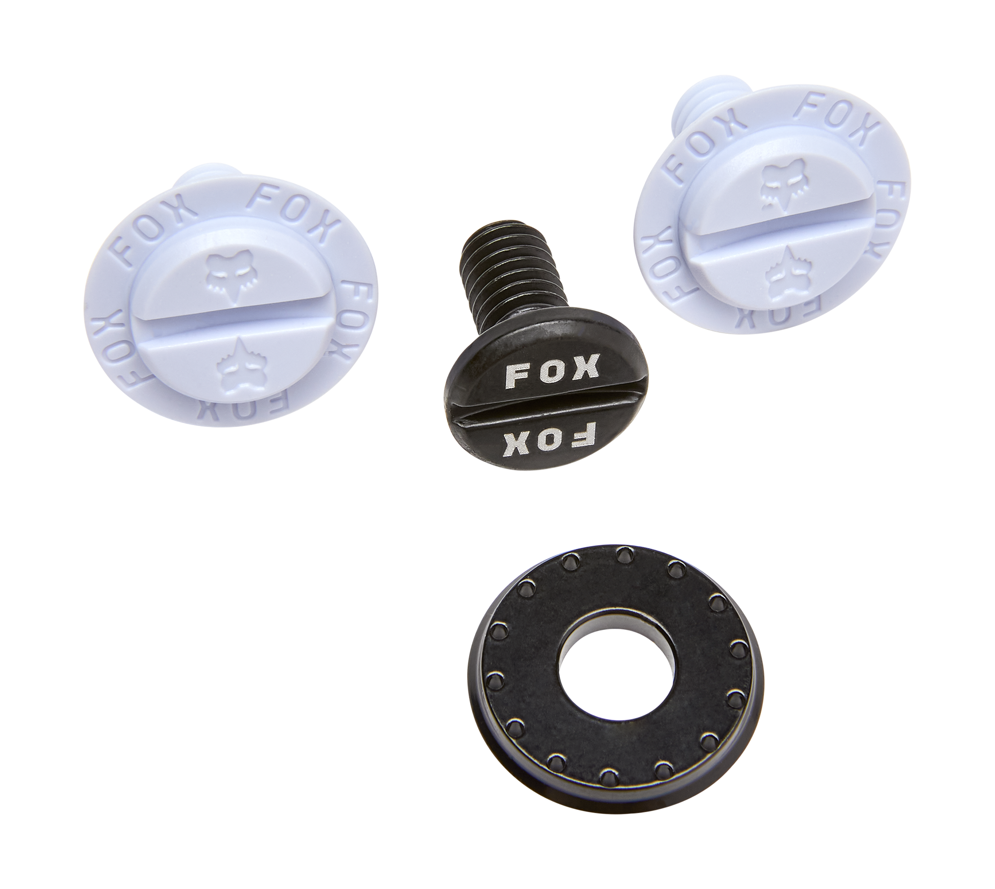 Fox Helmet Visor Screw Set V3 - White - Set