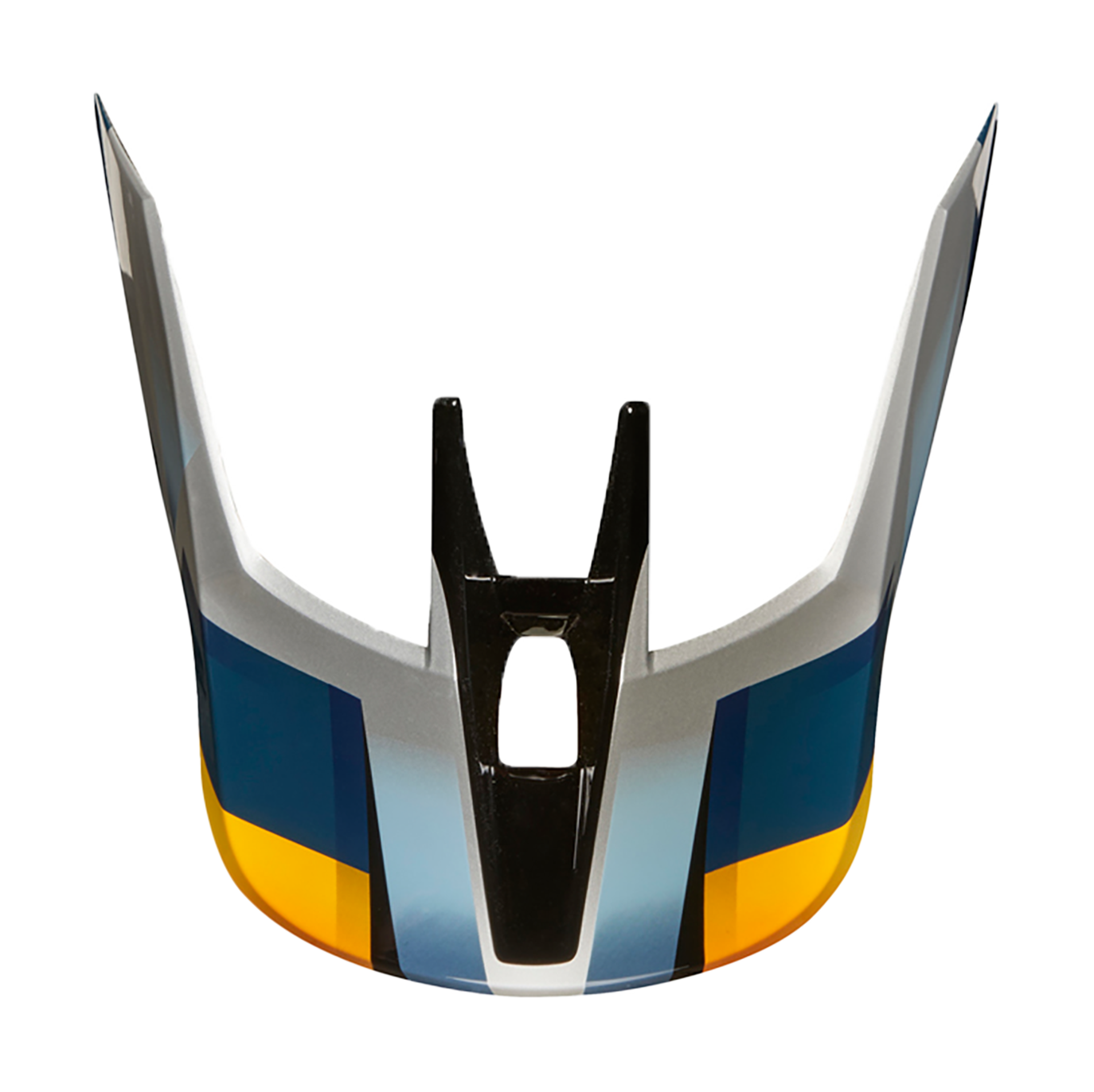 Fox Helmet Visor V3 Motif - Blue / Silver