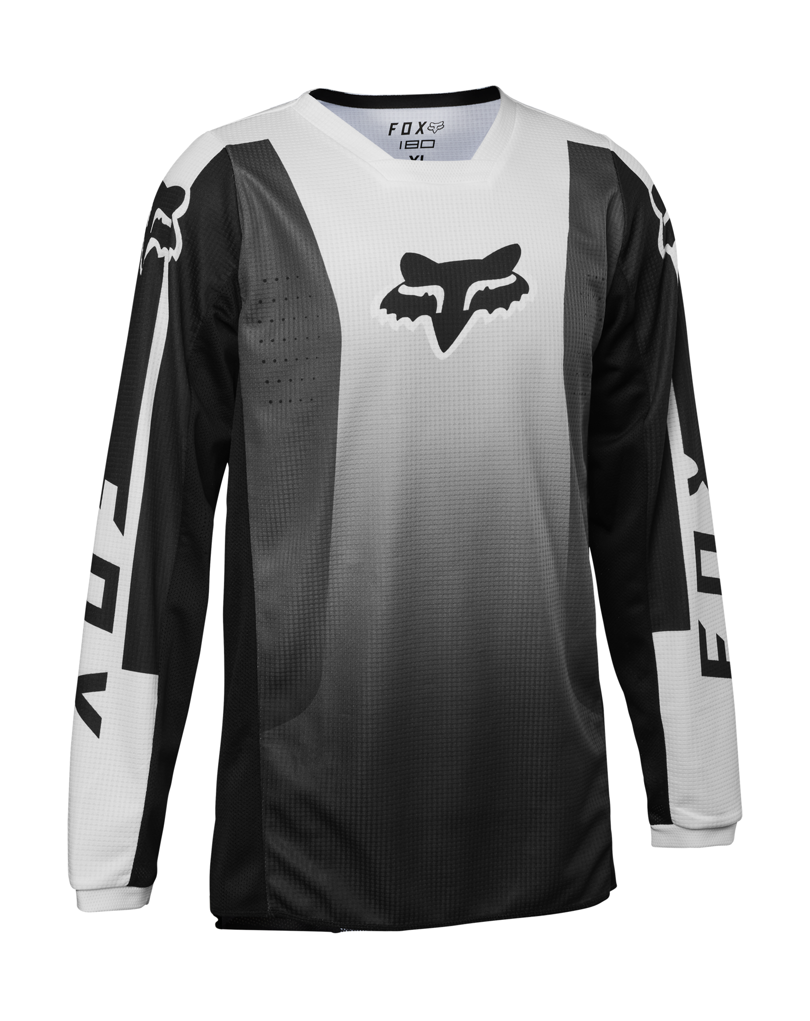 Fox Youth Motocross Jersey 180 Leed - Black / White