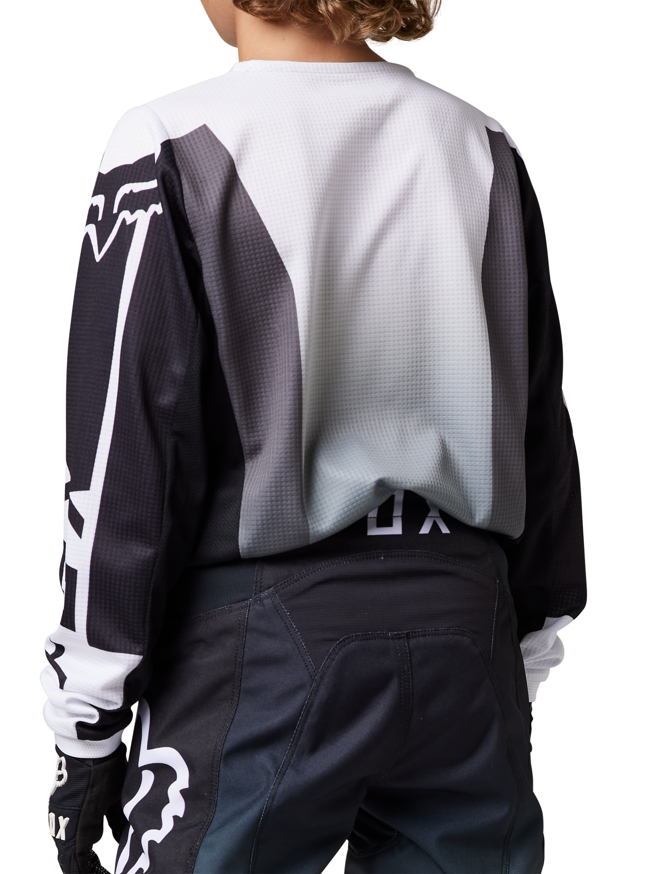 Fox Youth Motocross Jersey 180 Leed - Black / White