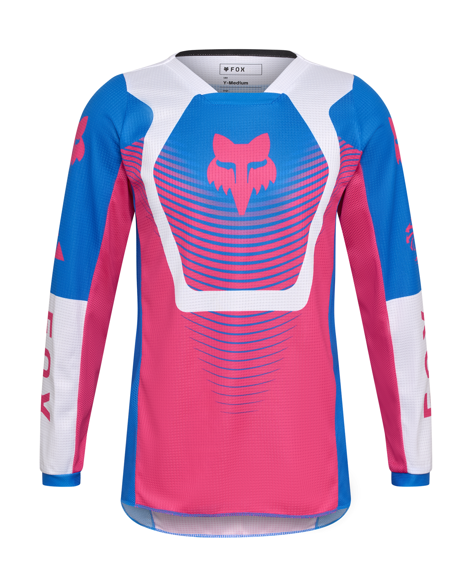 Fox Youth Motocross Jersey 2026 180 Collect - Blue / Pink