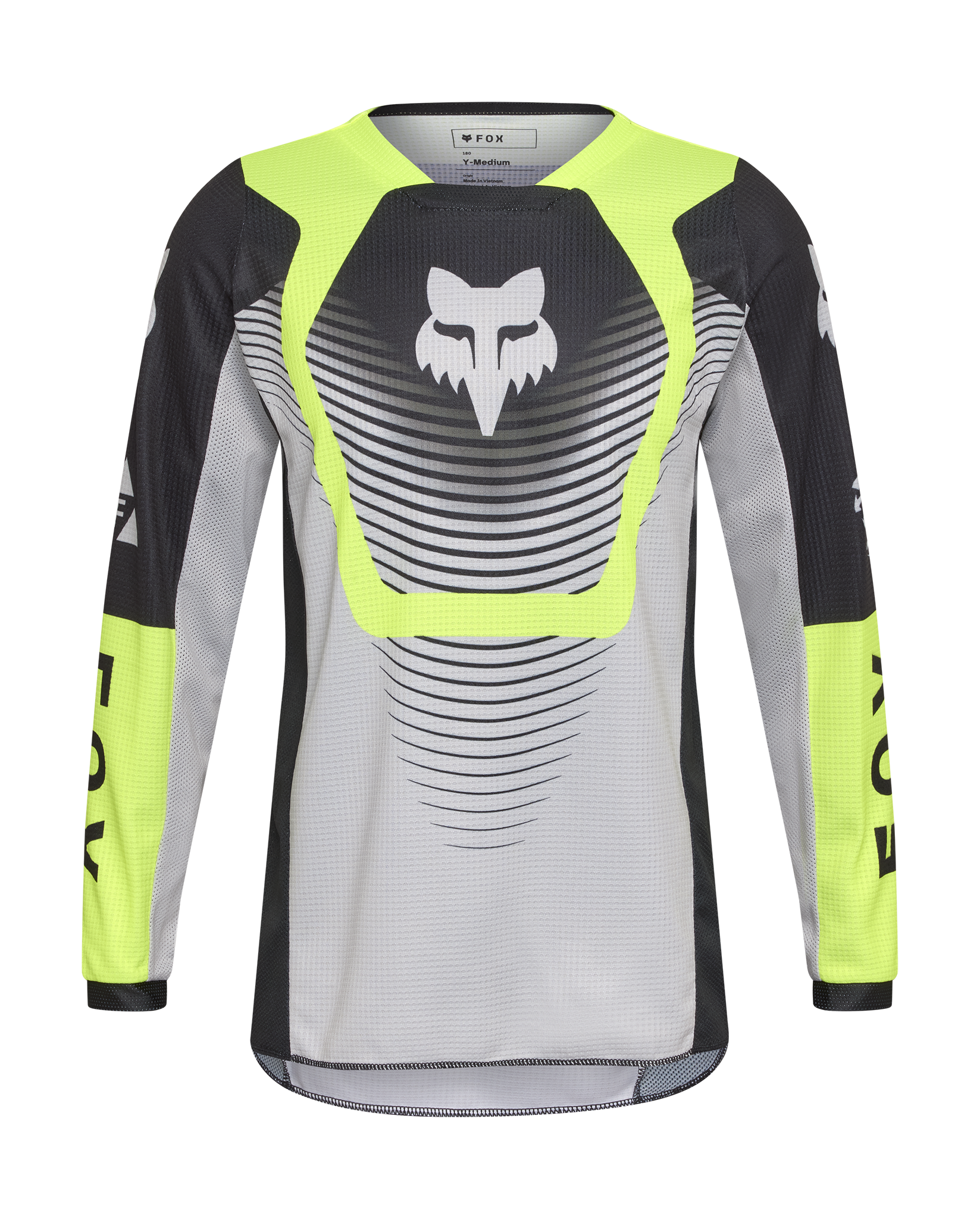Fox Youth Motocross Jersey 2026 180 Collect - Grey / Yellow