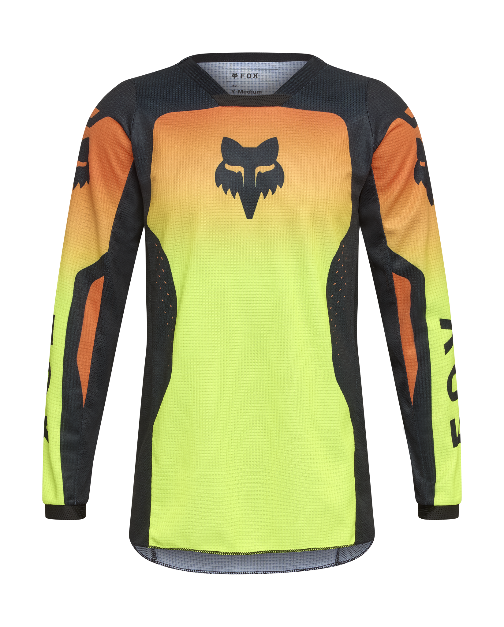 Fox Youth Motocross Jersey 2026 180 Shield - Fluo Yellow
