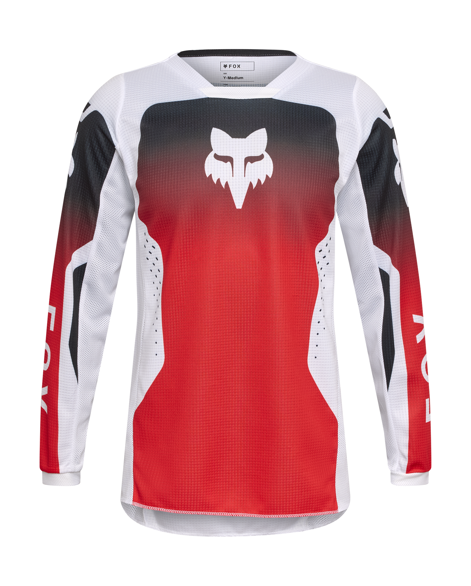 Fox Youth Motocross Jersey 2026 180 Shield - Fluo Red