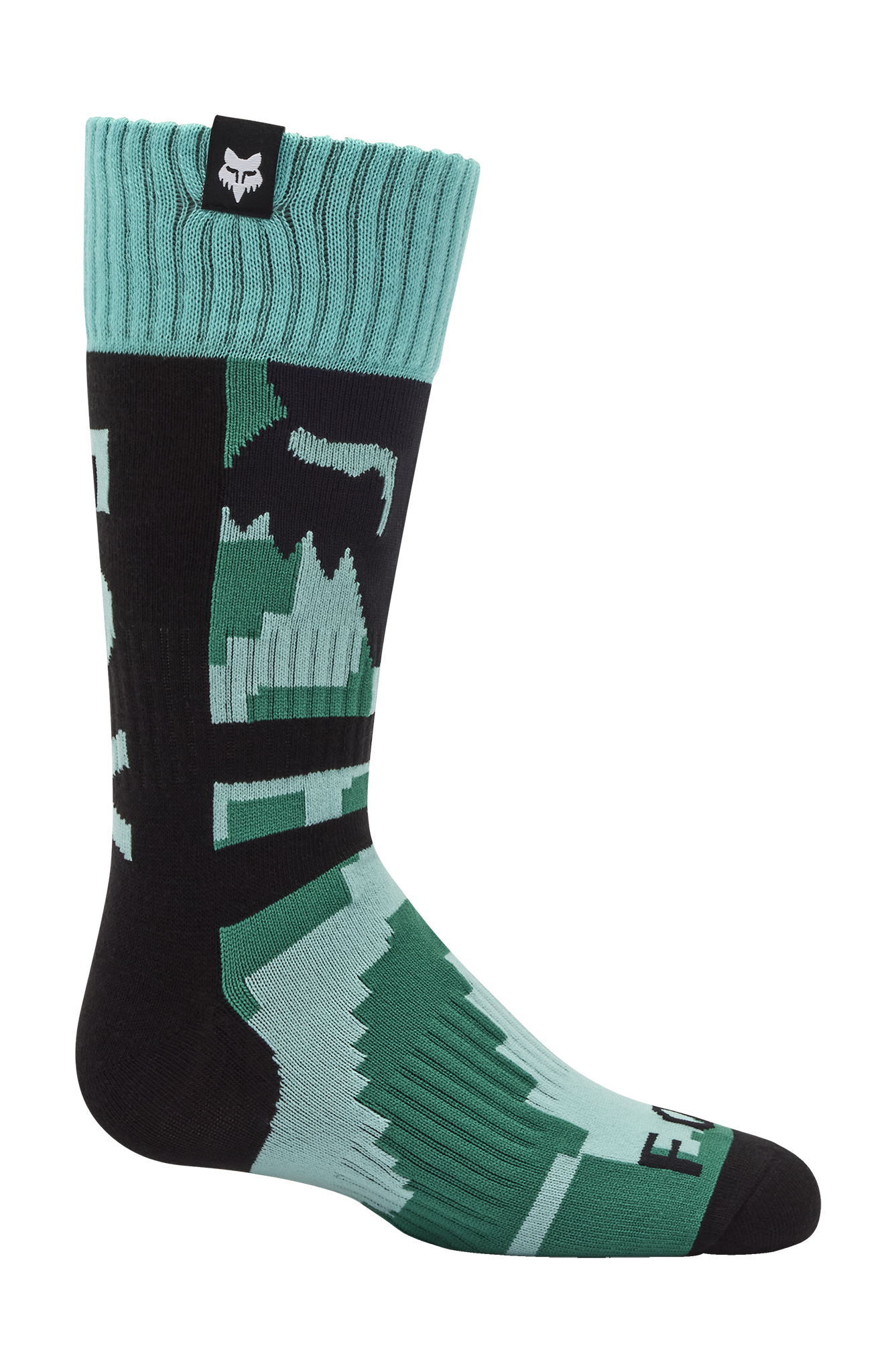 Fox Youth Motocross Socks 180 Kairos - Turquoise