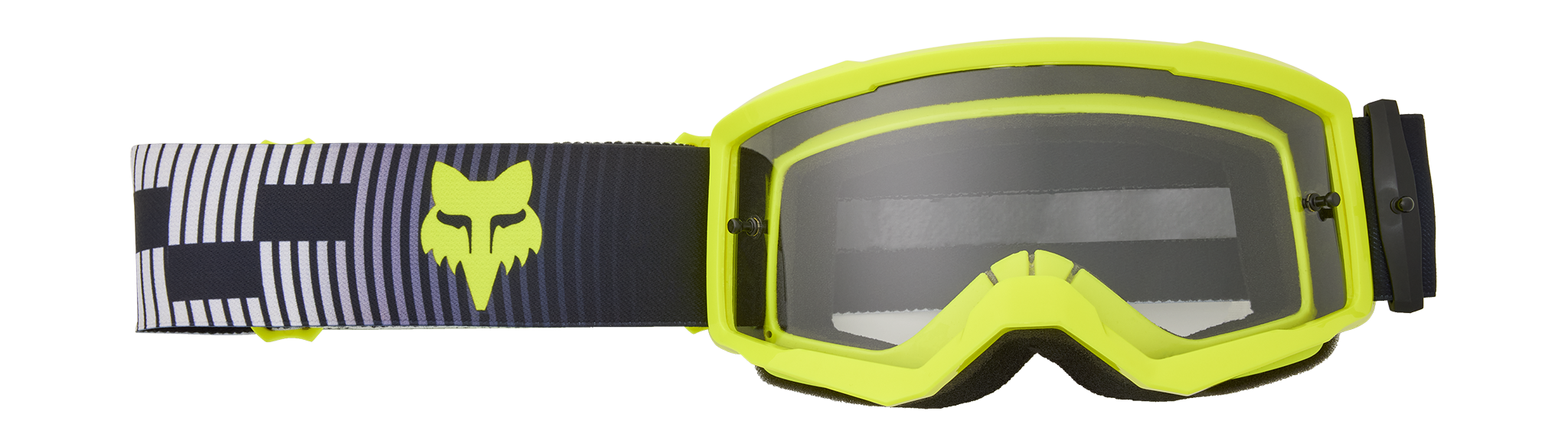 Fox Youth Motocross Goggle Main II Collect - Grey / Yellow - Clear