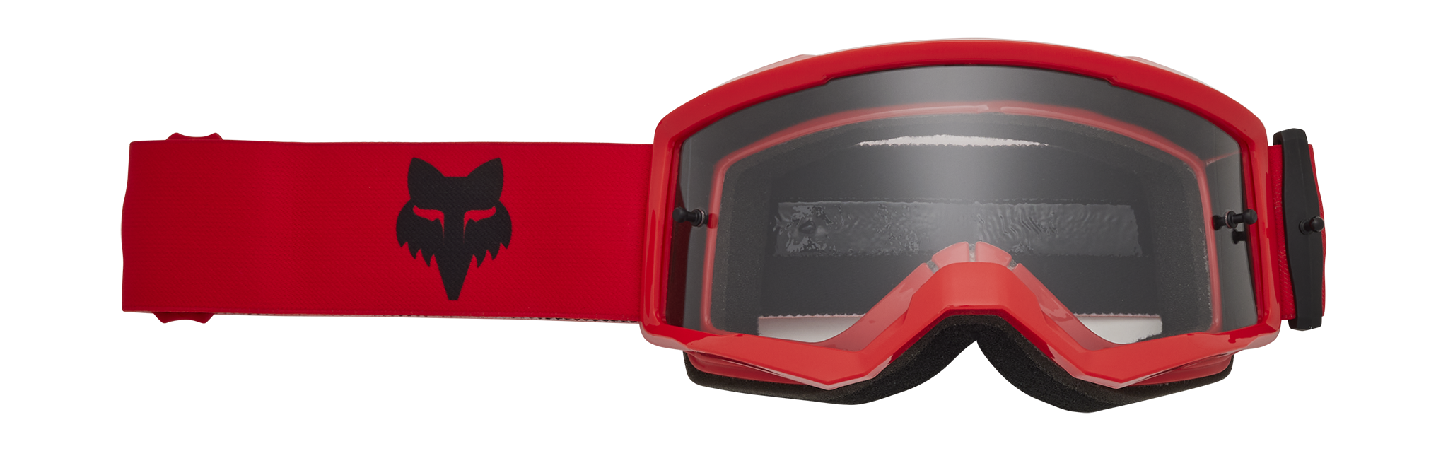 Fox Youth Motocross Goggle Main II Core - Fluo Red - Clear