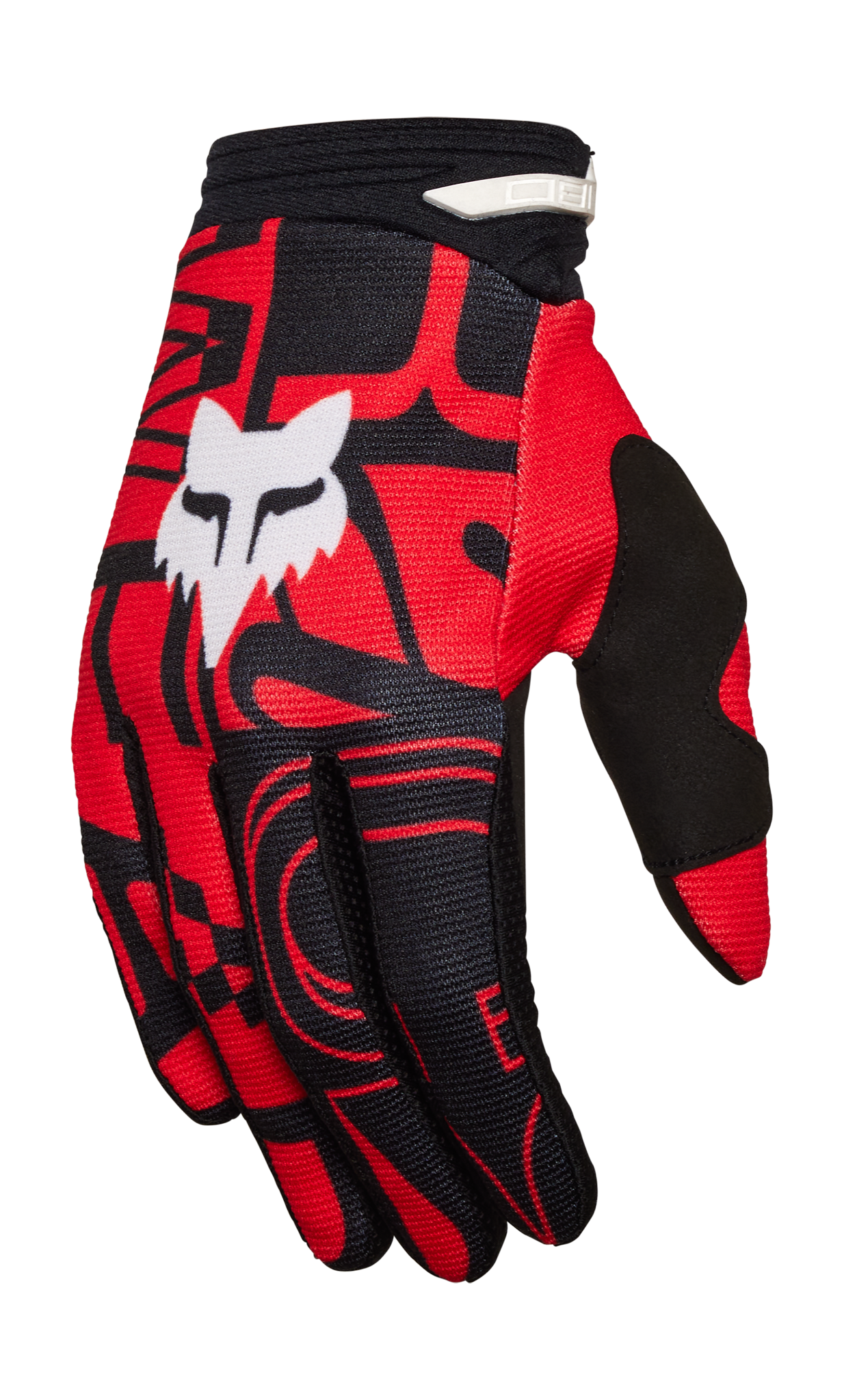 Fox Youth Motocross Gloves 180 Race Spec - Fluo Red