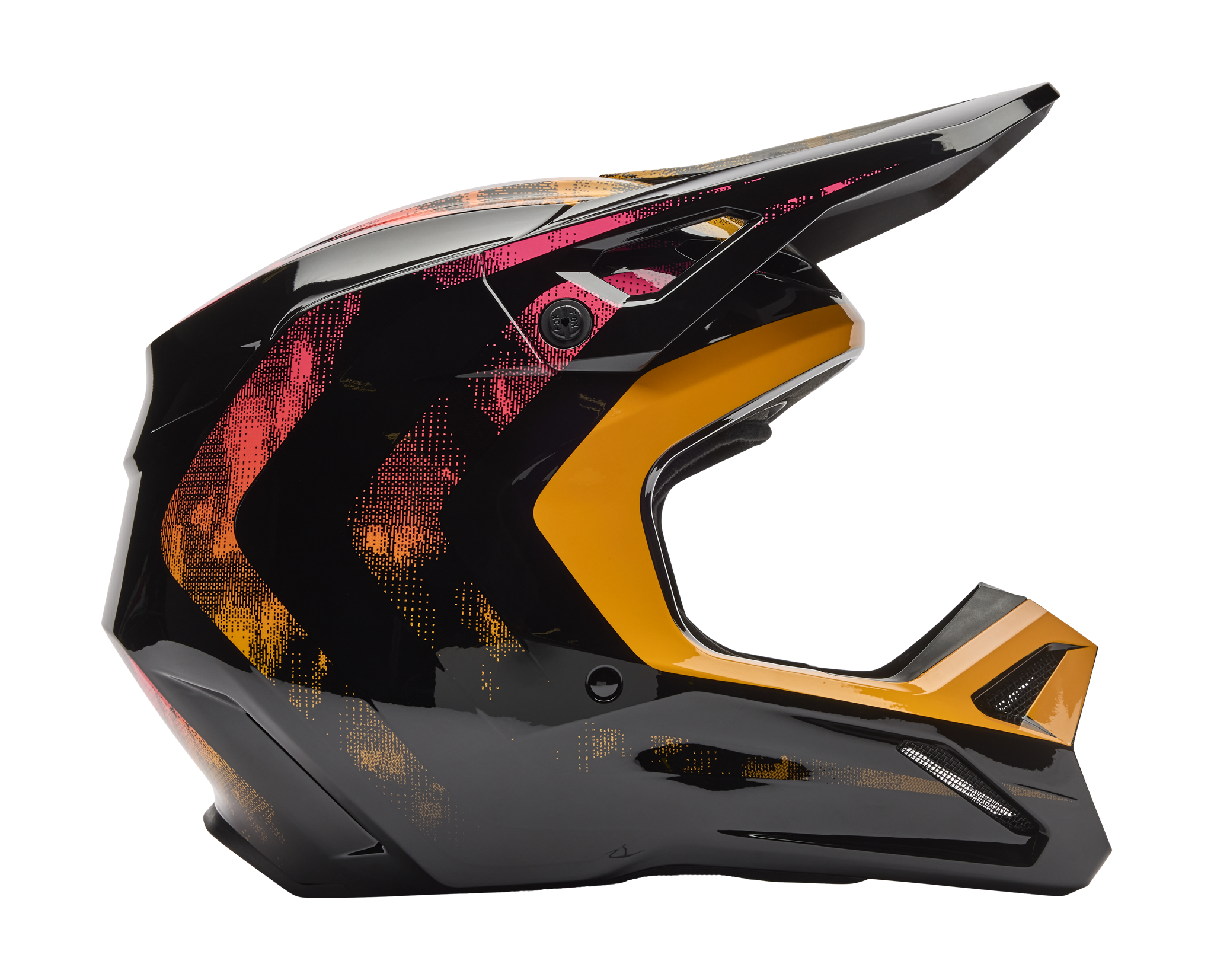 Fox Youth Motocross Helmet V1 Kairos - Tangerine