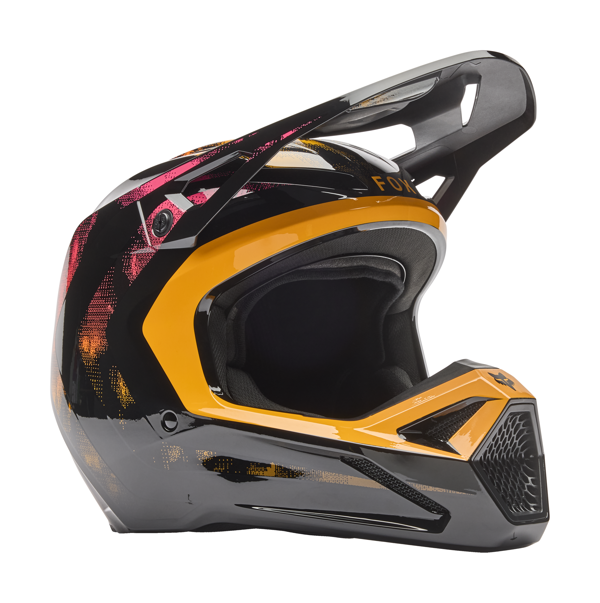 Fox Youth Motocross Helmet V1 Kairos - Tangerine