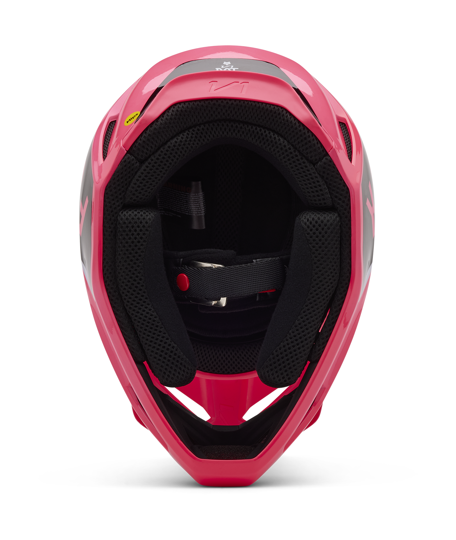 Fox Youth Motocross Helmet V1 Lean - Pink