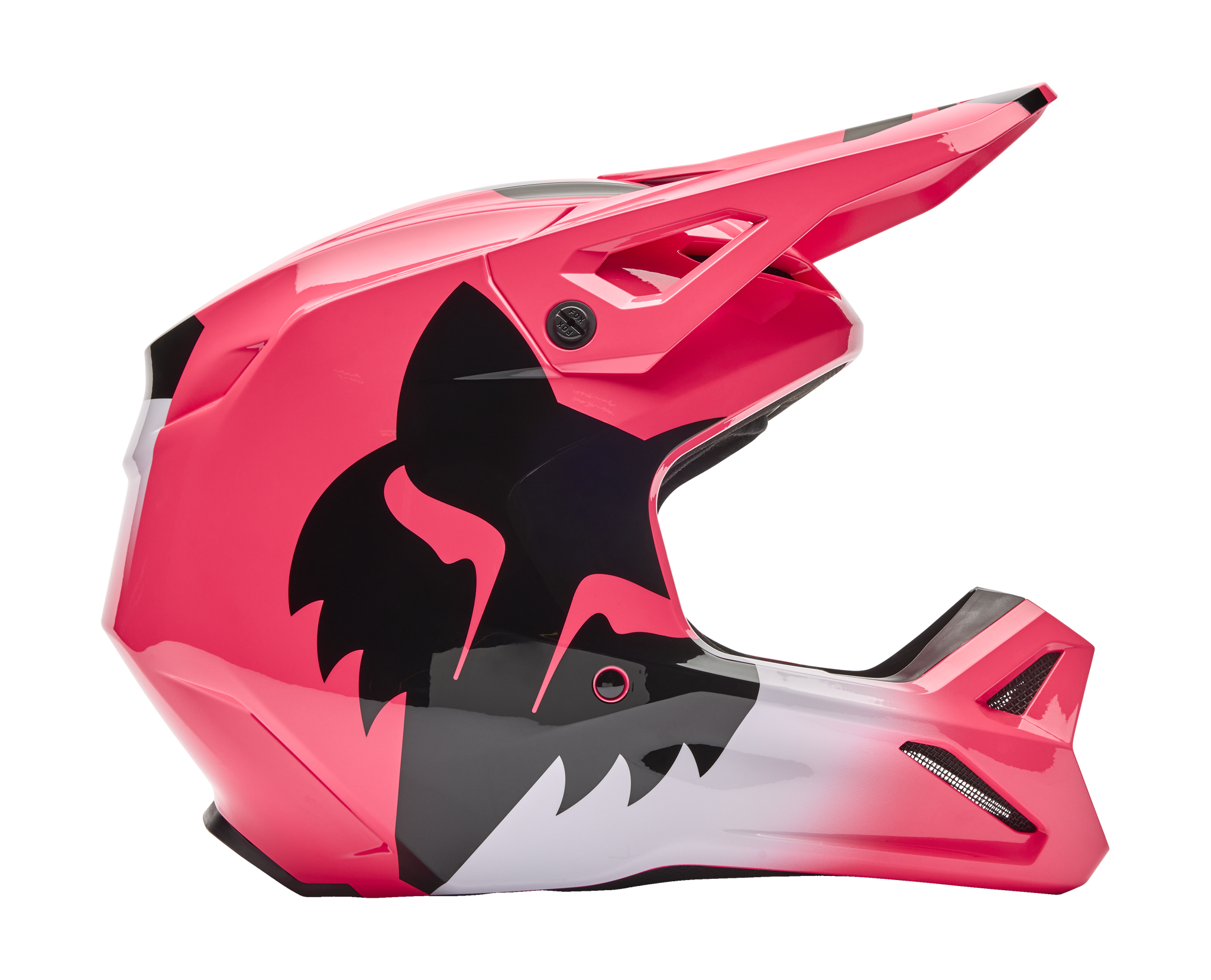 Fox Youth Motocross Helmet V1 Shield - Pink