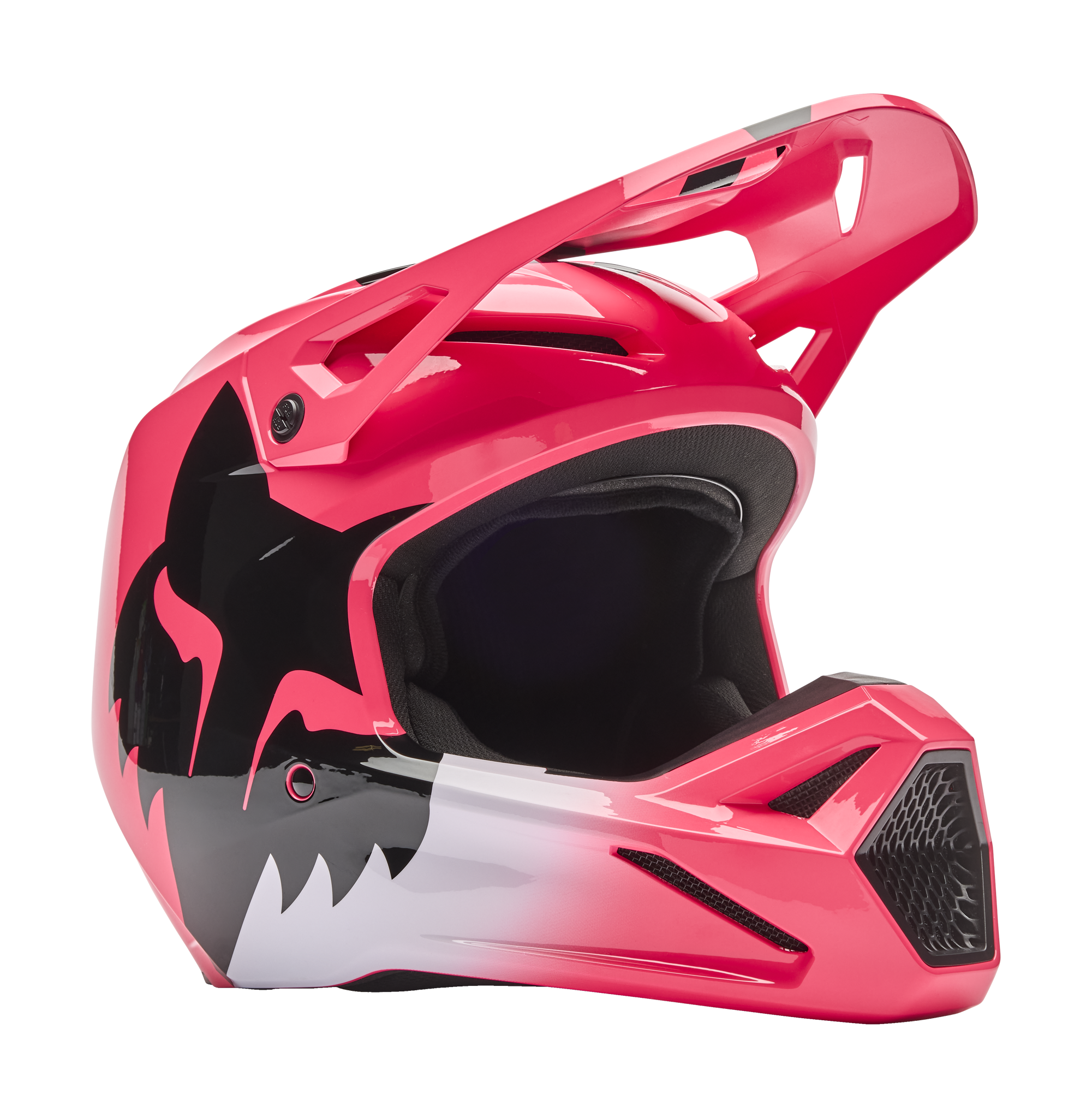 Fox Youth Motocross Helmet V1 Shield - Pink