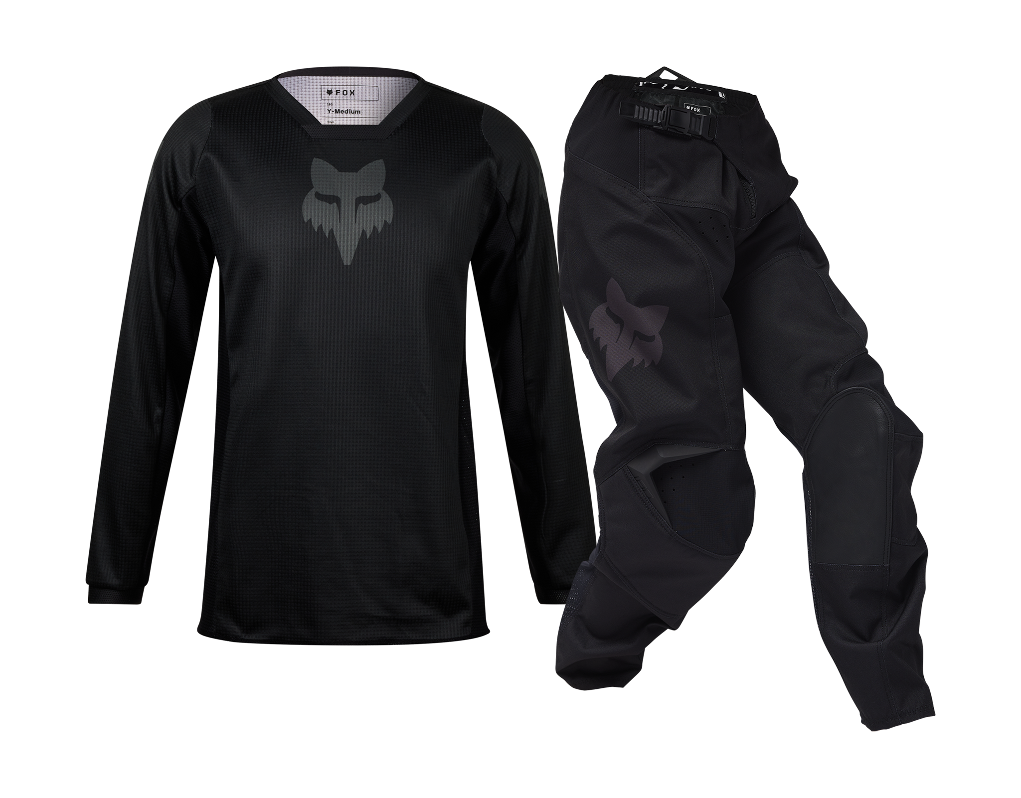 Fox Youth Motocross Gear 2026 180 Blackout - Black
