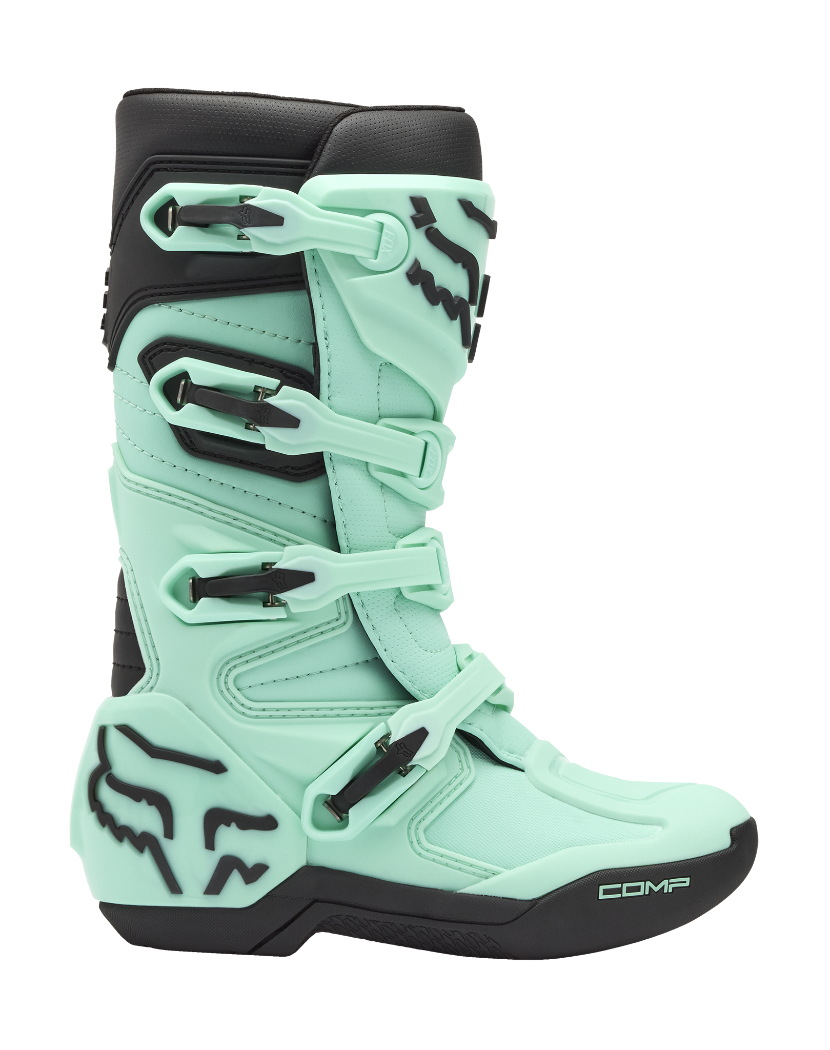 Fox Youth Motocross Boots Comp - Teal