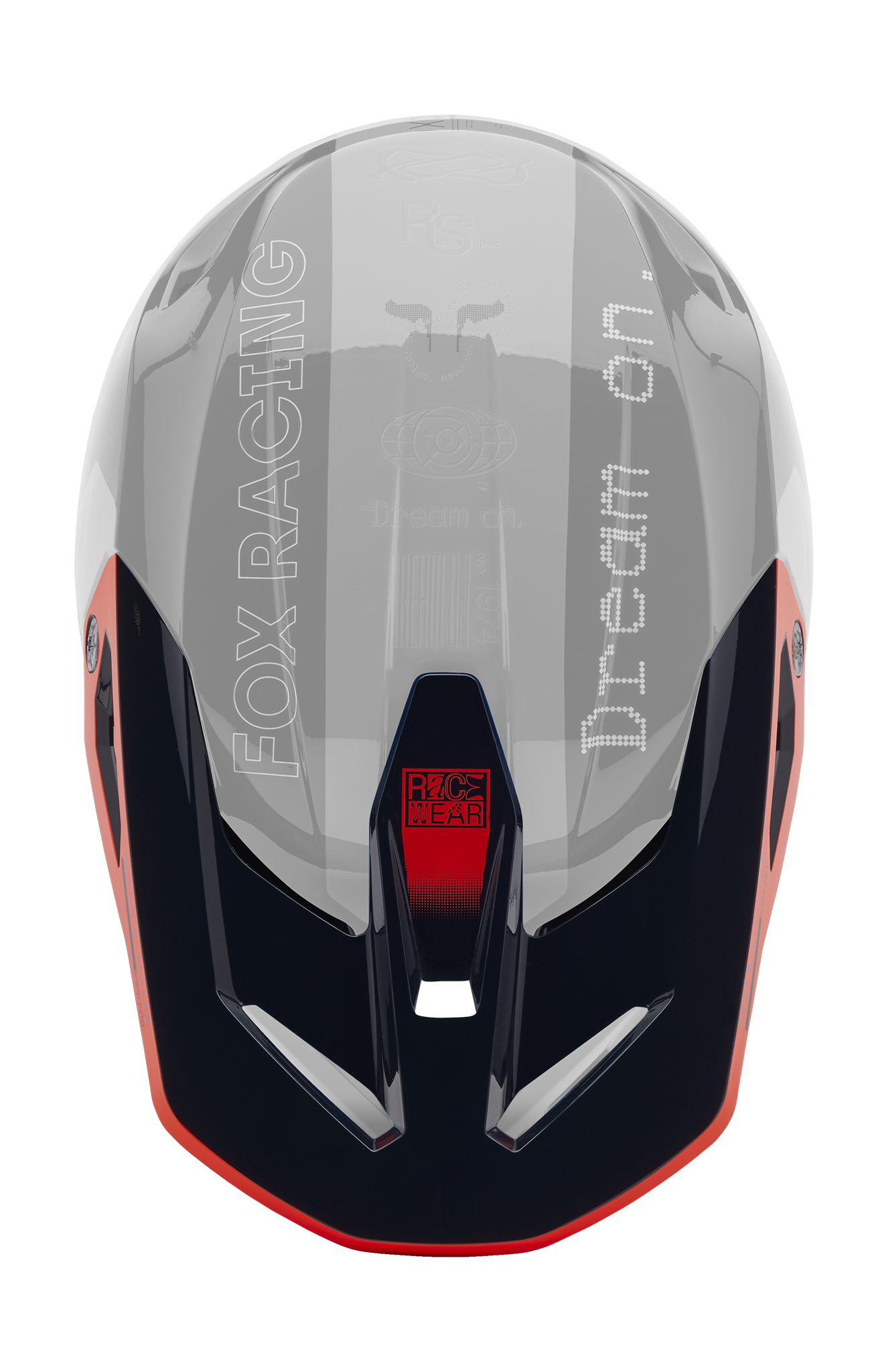 Fox Youth Helmet Visor V1 Race Spec - Midnight