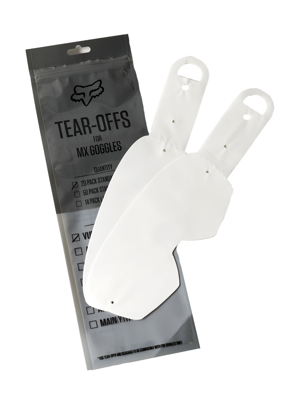 Fox Youth Tear-Offs Laminated Airspace I / Main I