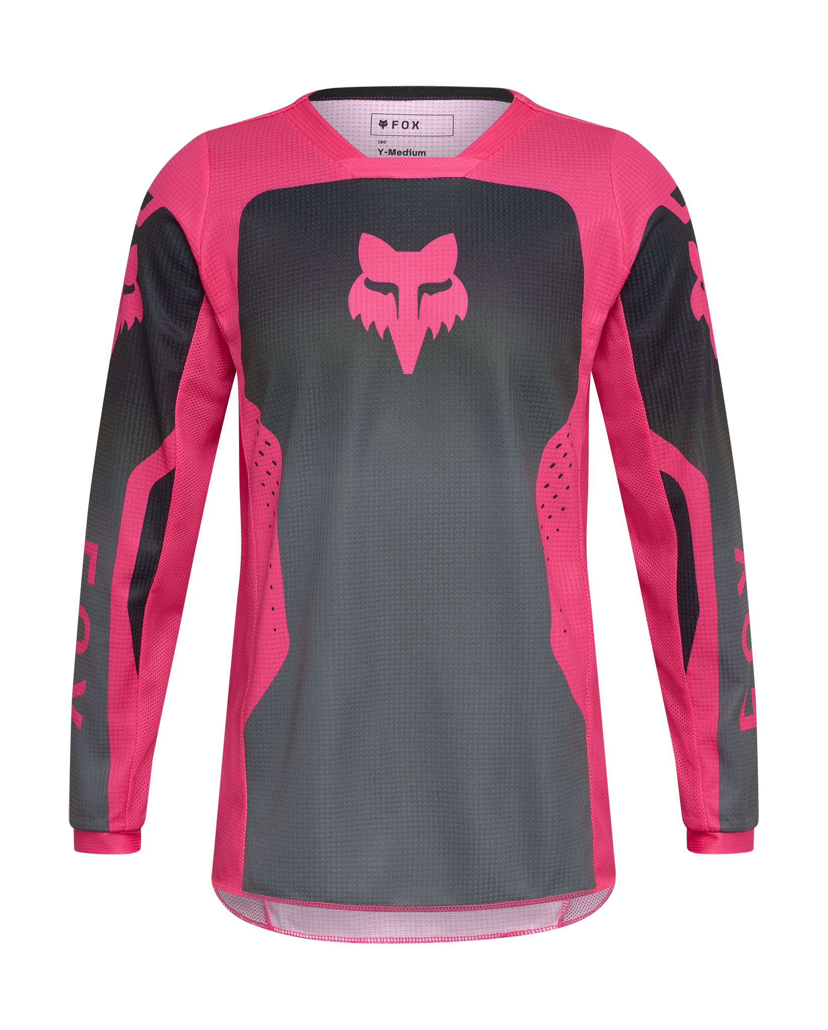 Fox Girls Motocross Jersey 2026 180 Shield - Black / Pink