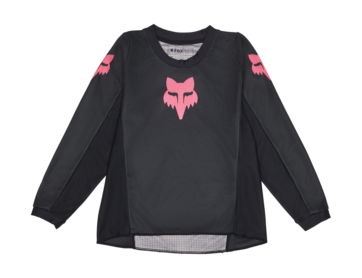Fox Girls Mini Motocross Jersey 2026 180 Blackout - Black