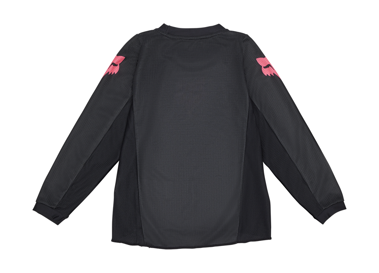 Fox Girls Mini Motocross Jersey 2026 180 Blackout - Black
