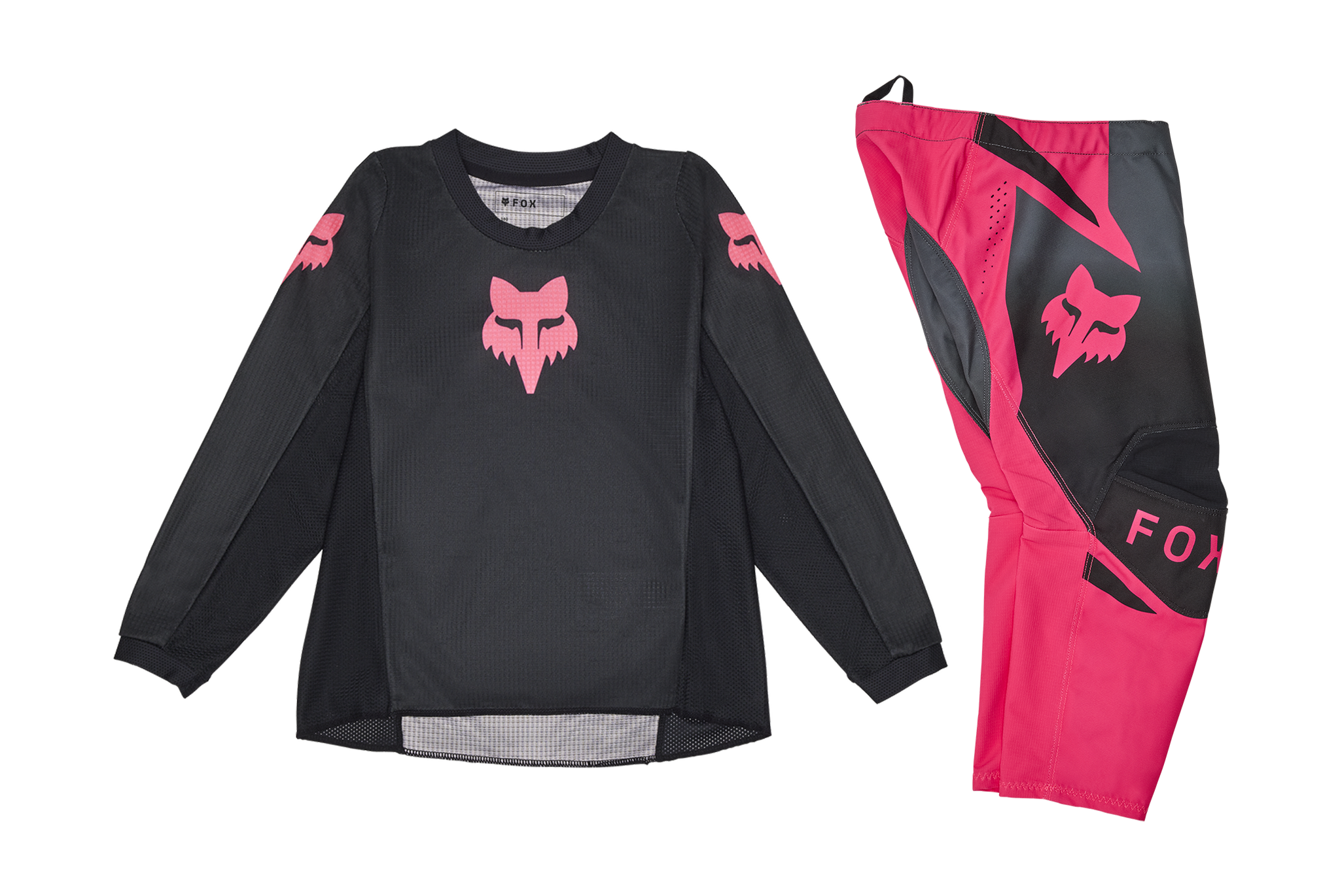 Fox Girls Mini Motocross Gear 2026 180 Blackout - Black