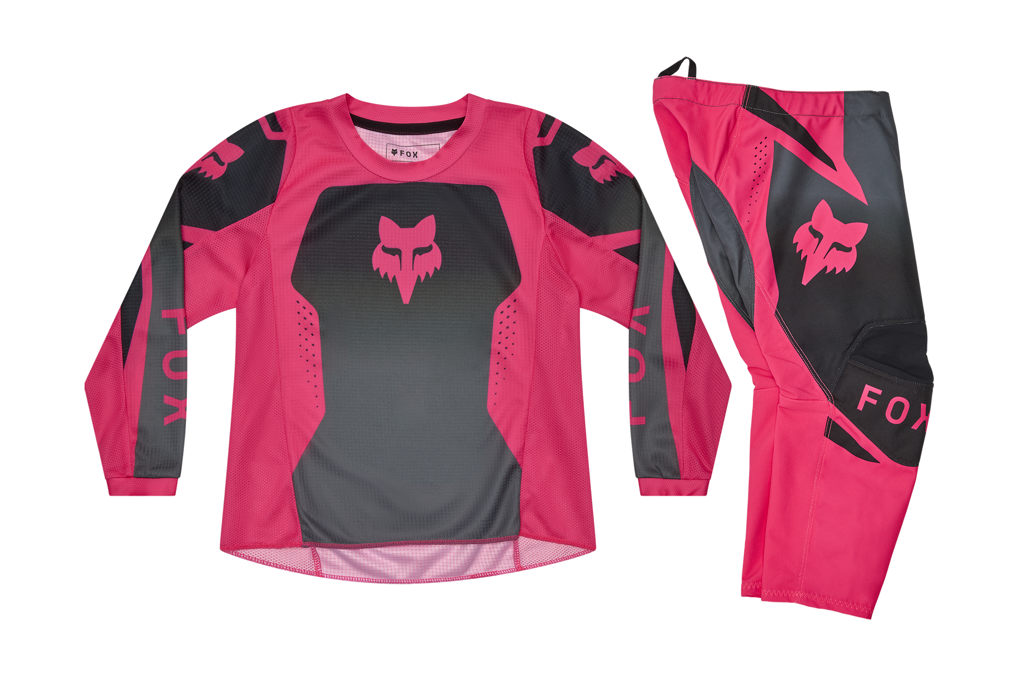 Fox Girls Mini Motocross Gear 2026 180 Shield - Black / Pink