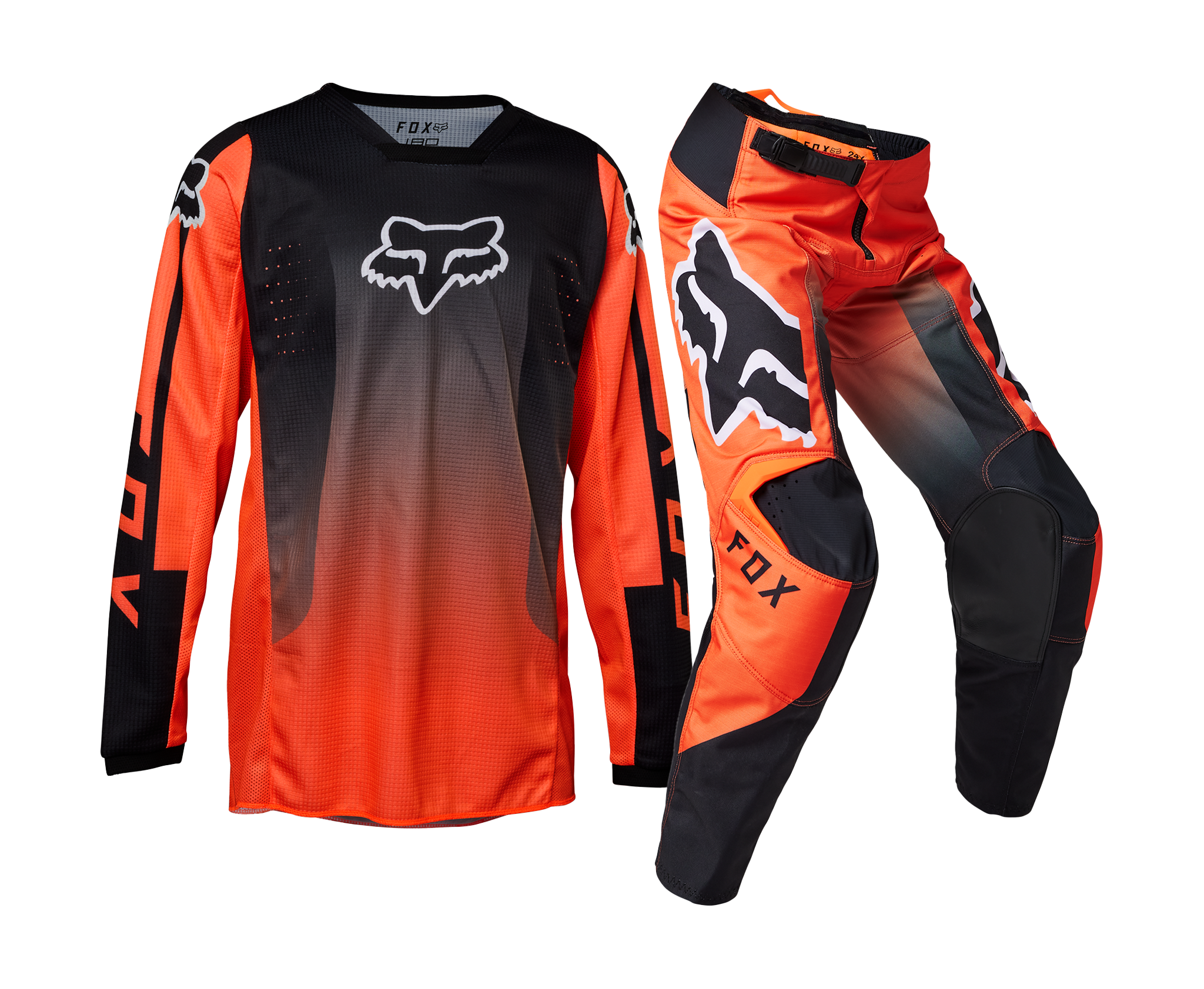Fox Mini Motocross Gear 180 Leed - Fluo Orange